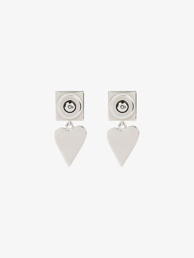Givenchy 4G EARRINGS IN METAL AND ENAMEL outlook