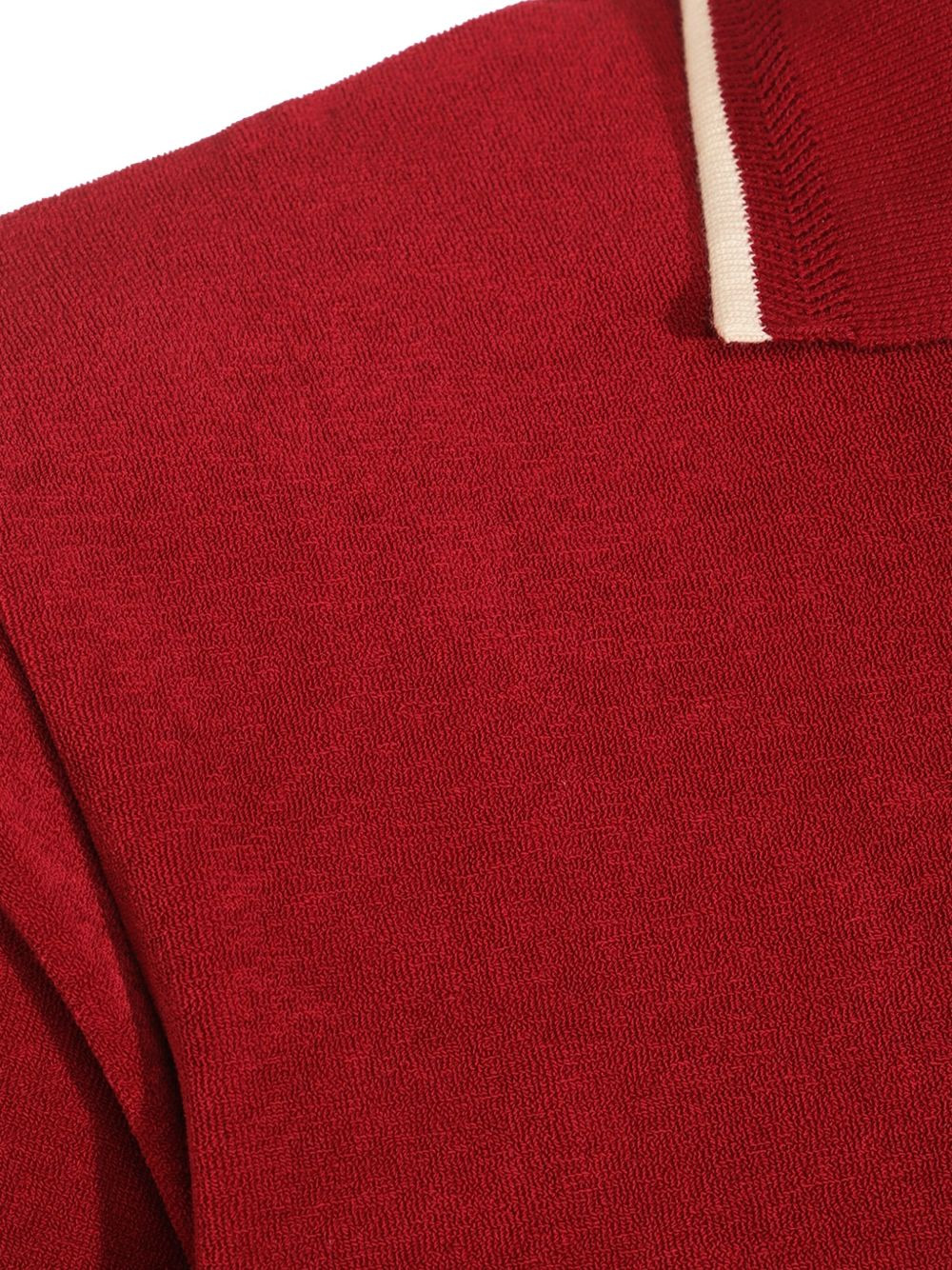 x WALES BONNER cotton-blend polo shirt - 4