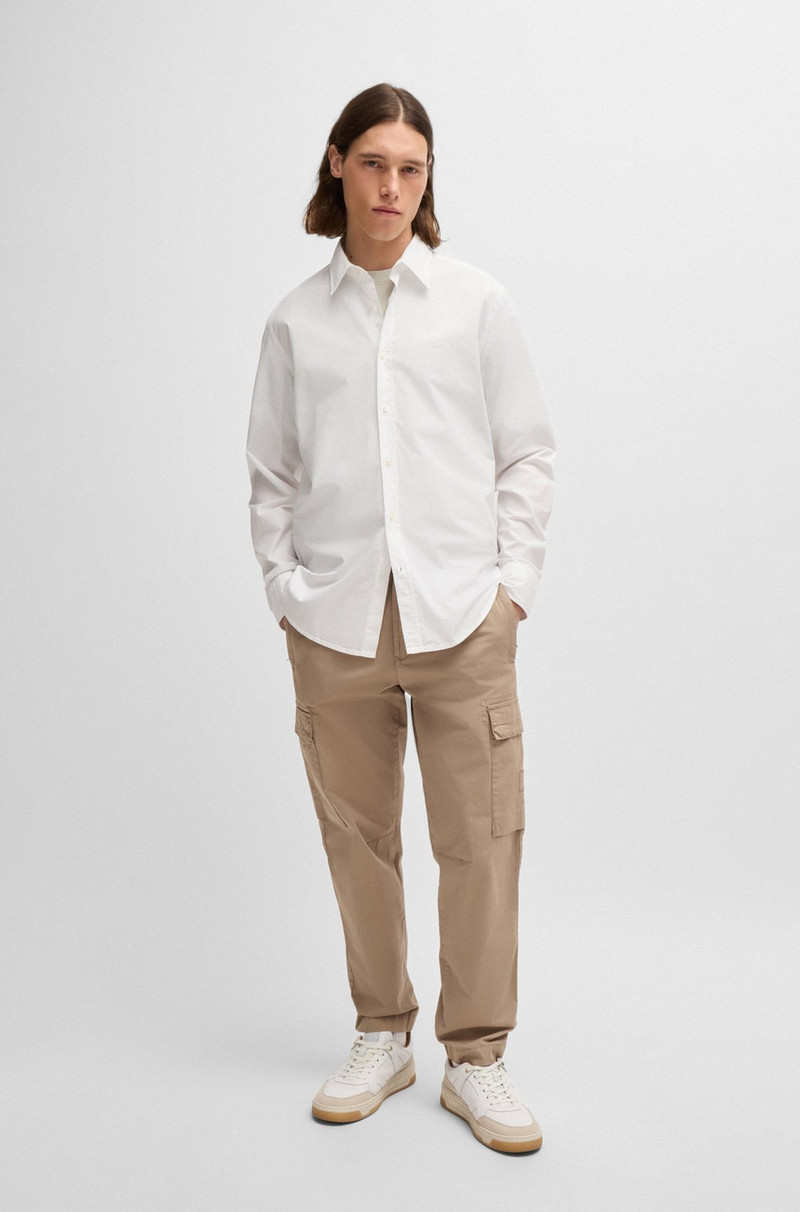 BOSS REGULAR-FIT SHIRT IN COTTON POPLIN outlook