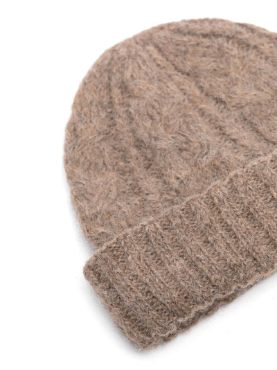 NN07 cable-knit beanie outlook