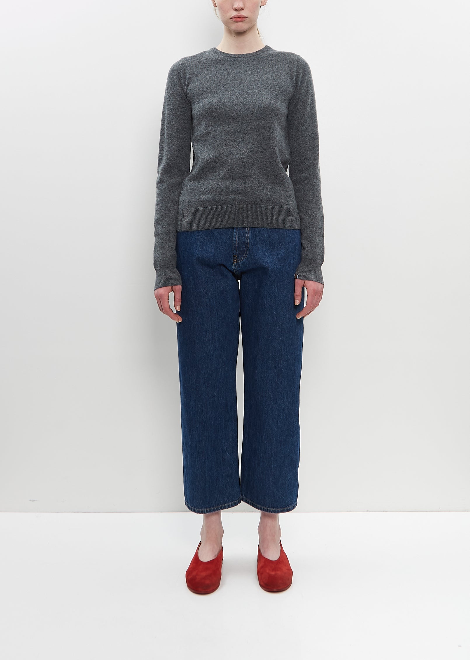 Cashmere Nylon n°41 Body Sweater — Felt - 4