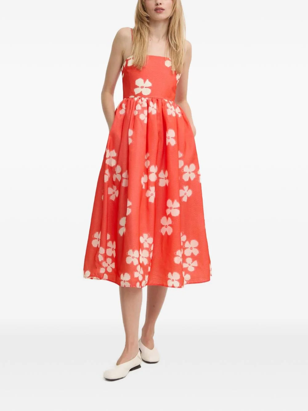 Yanina floral-print midi dress - 1