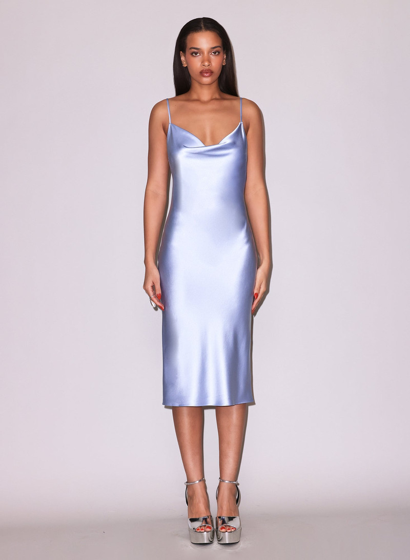 Fleur du Mal Cowl Neck Slip Dress outlook