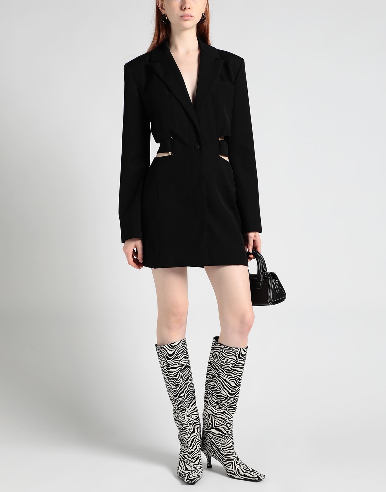 Black Women's Blazer Dress - 3