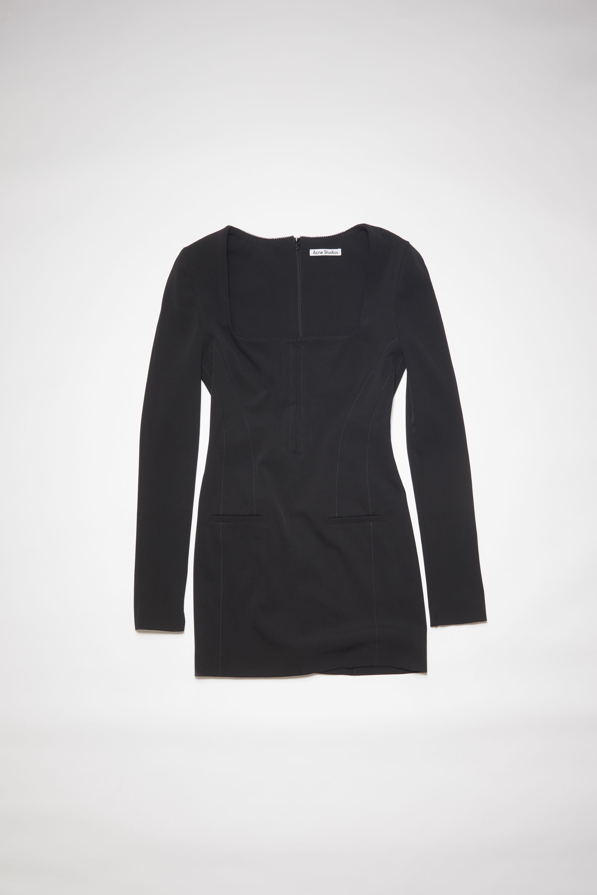 Blouse tunic dress - Black - 7