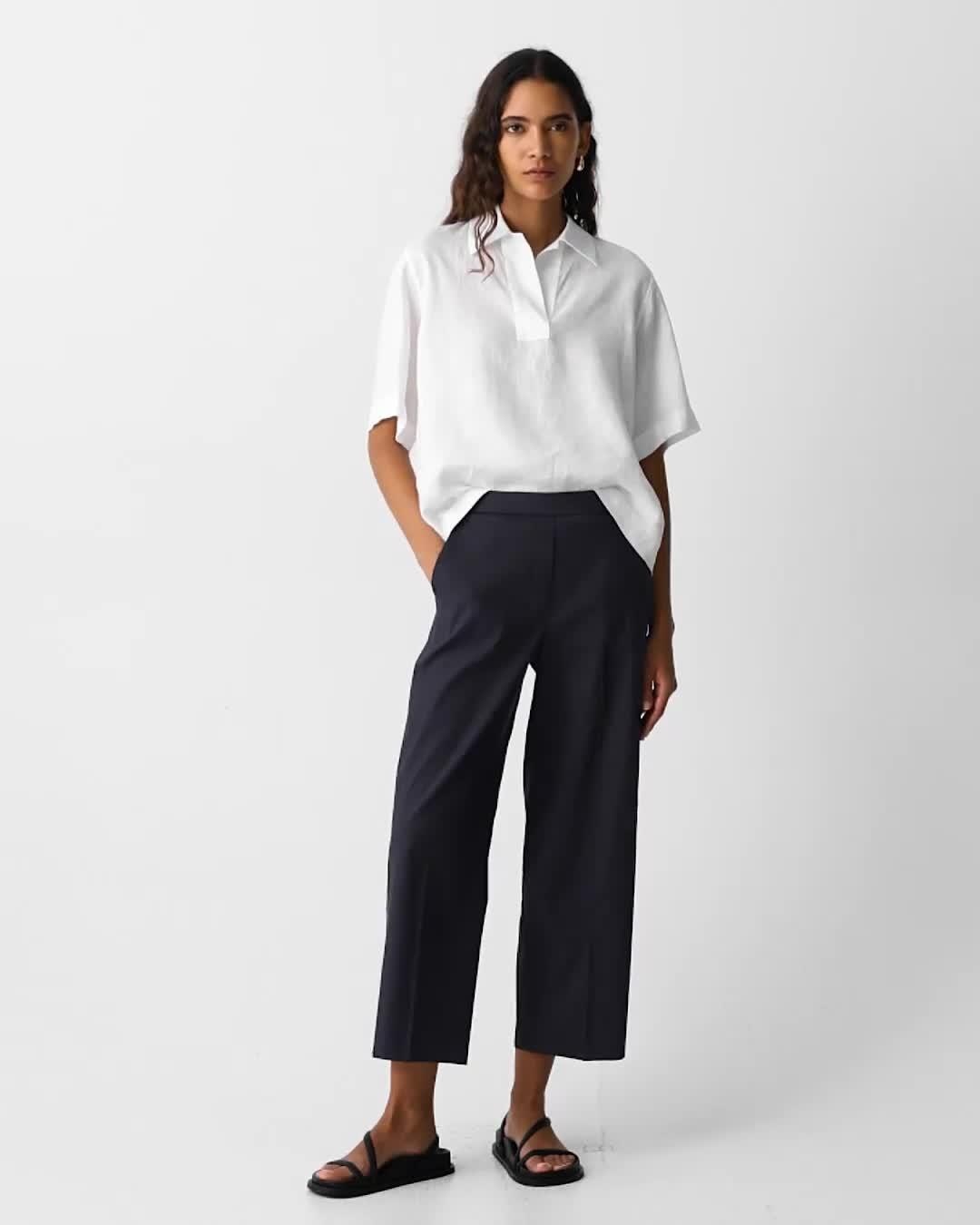 Relaxed Pull-On Pant in Good Linen - 6