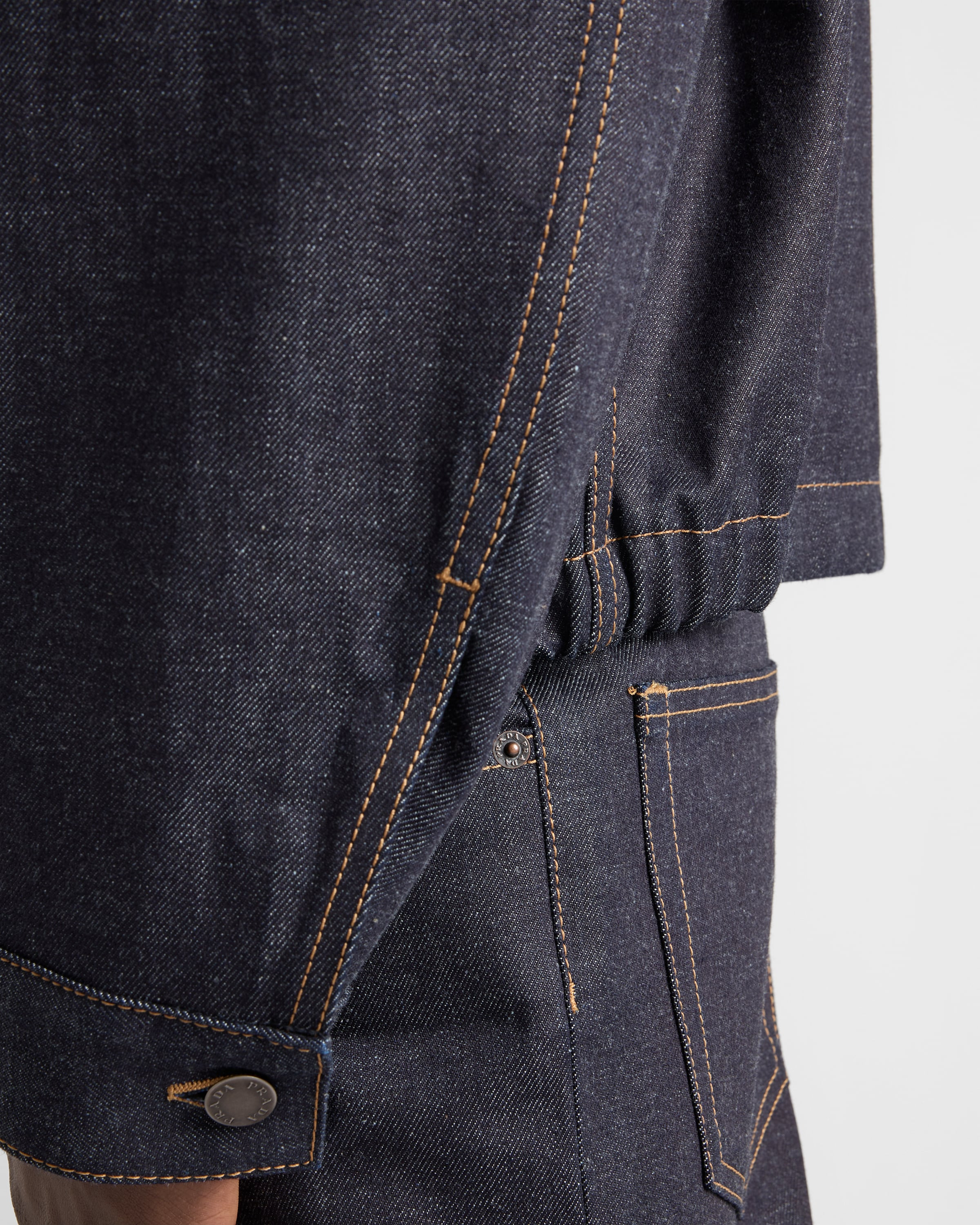 Denim blouson jacket - 6