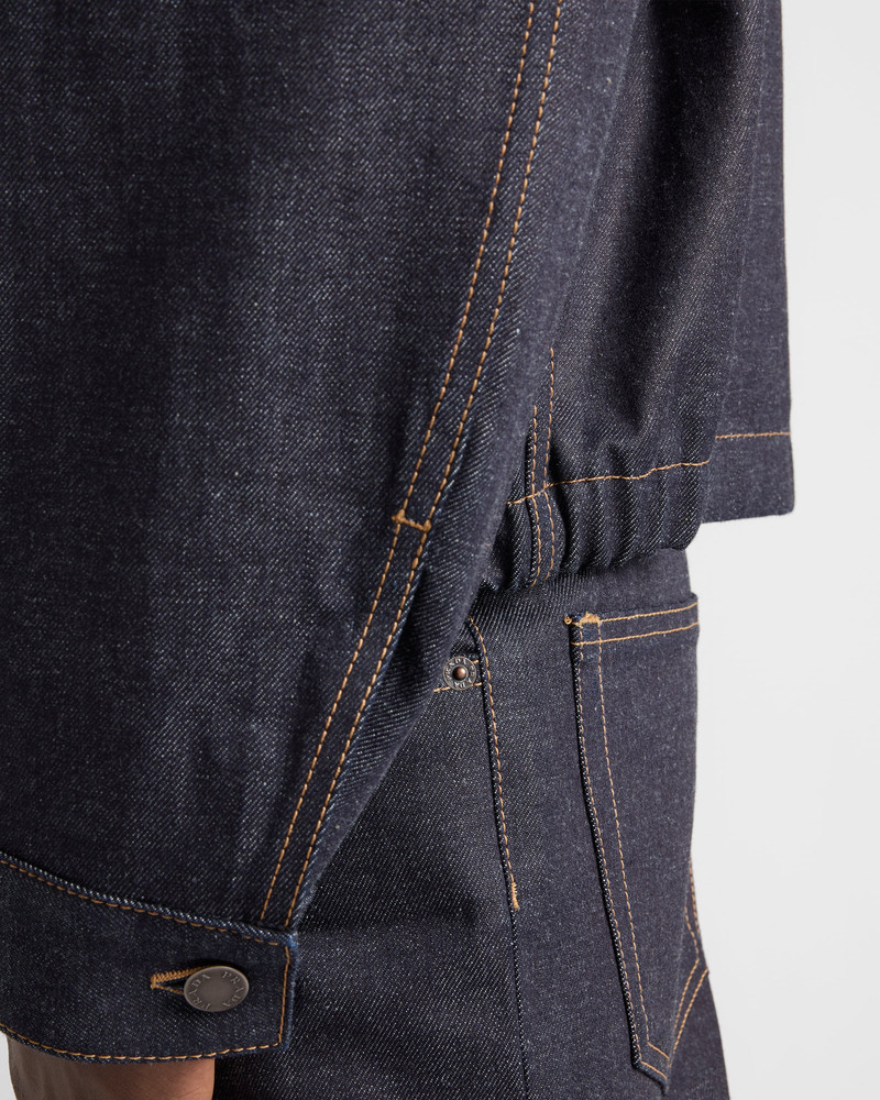 Denim blouson jacket 6