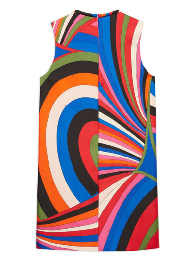 PUCCI Iride-print silk-twill dress outlook