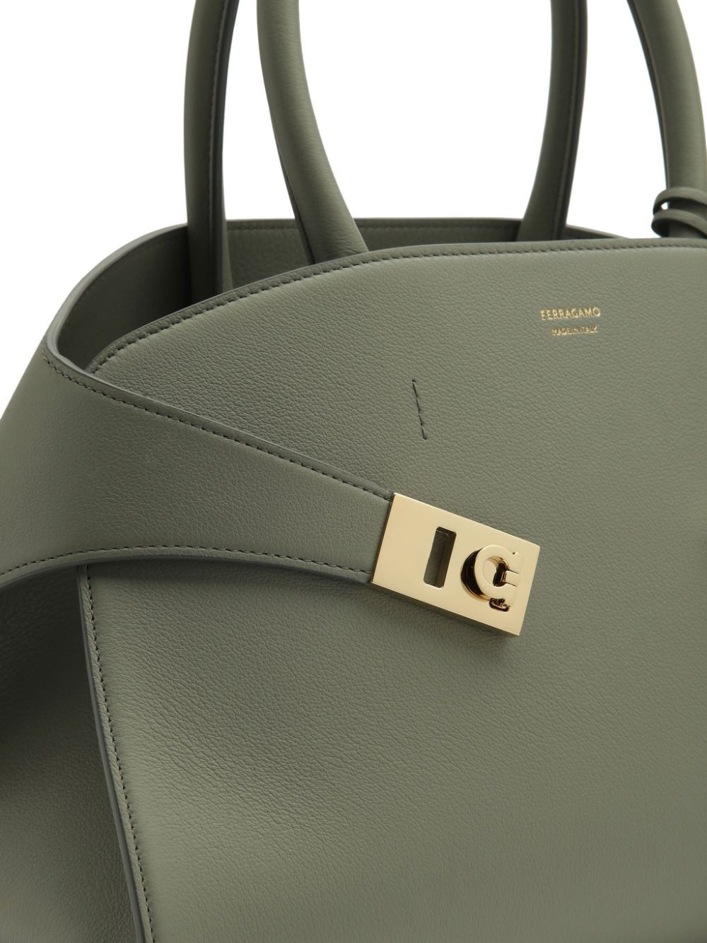 small Hug leather tote bag - 6