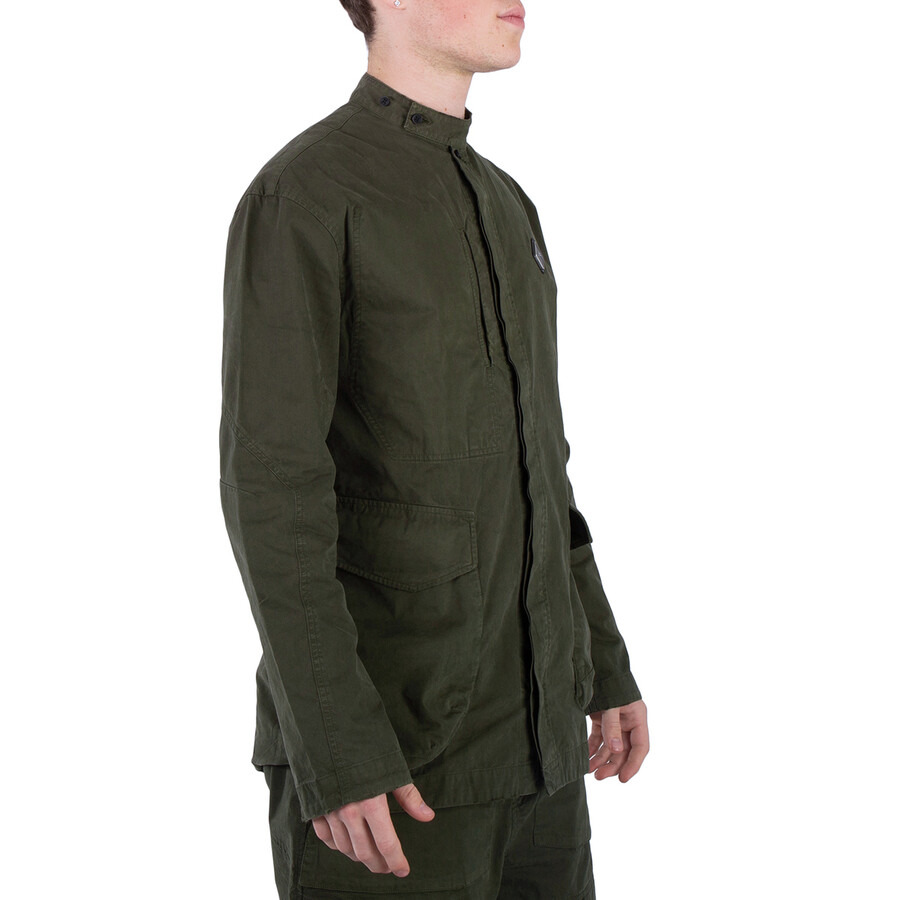A-Cold-Wall Men's Dark Olive Ando Work Shirt - 4