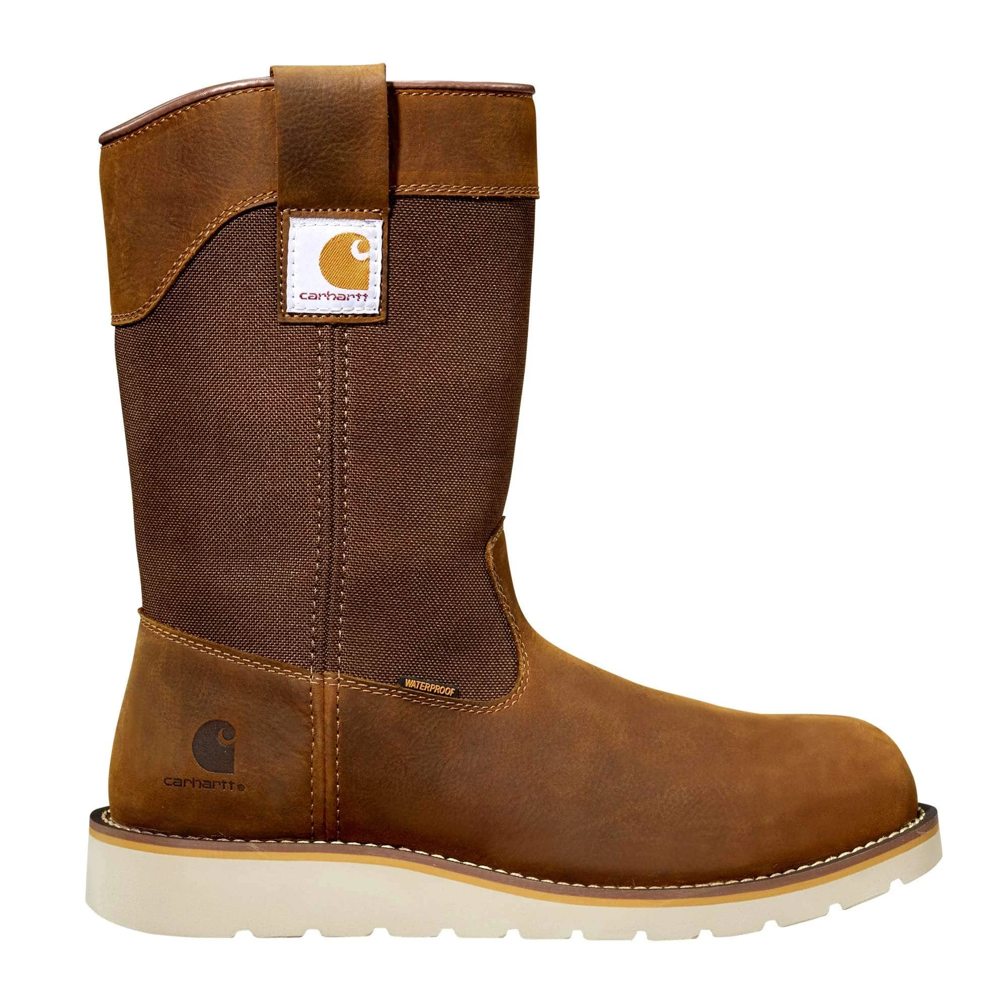 Waterproof 10" Steel Toe Wellington Wedge Boot - 1
