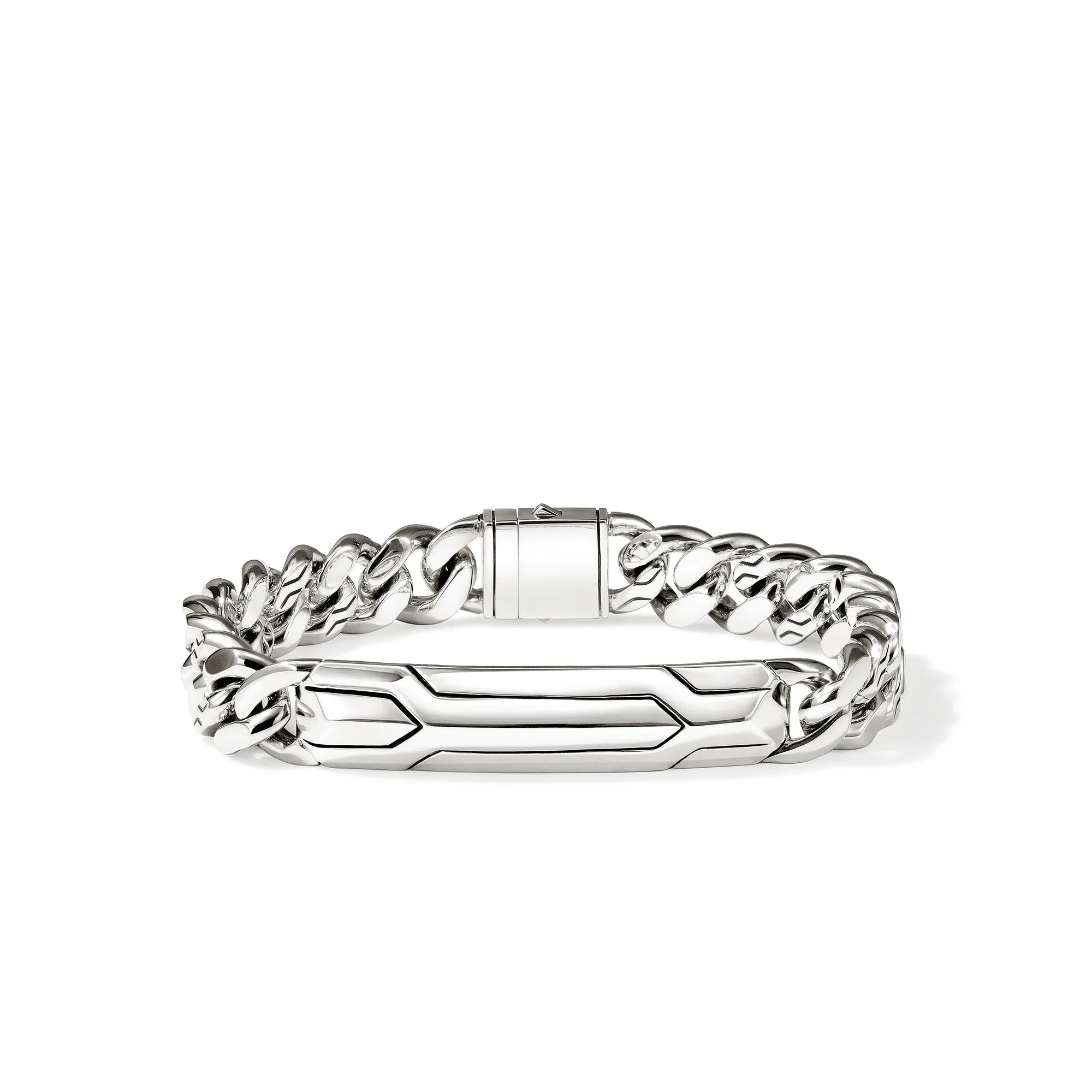 Icon 50 Curb Bracelet, Sterling Silver, 11MM - 1