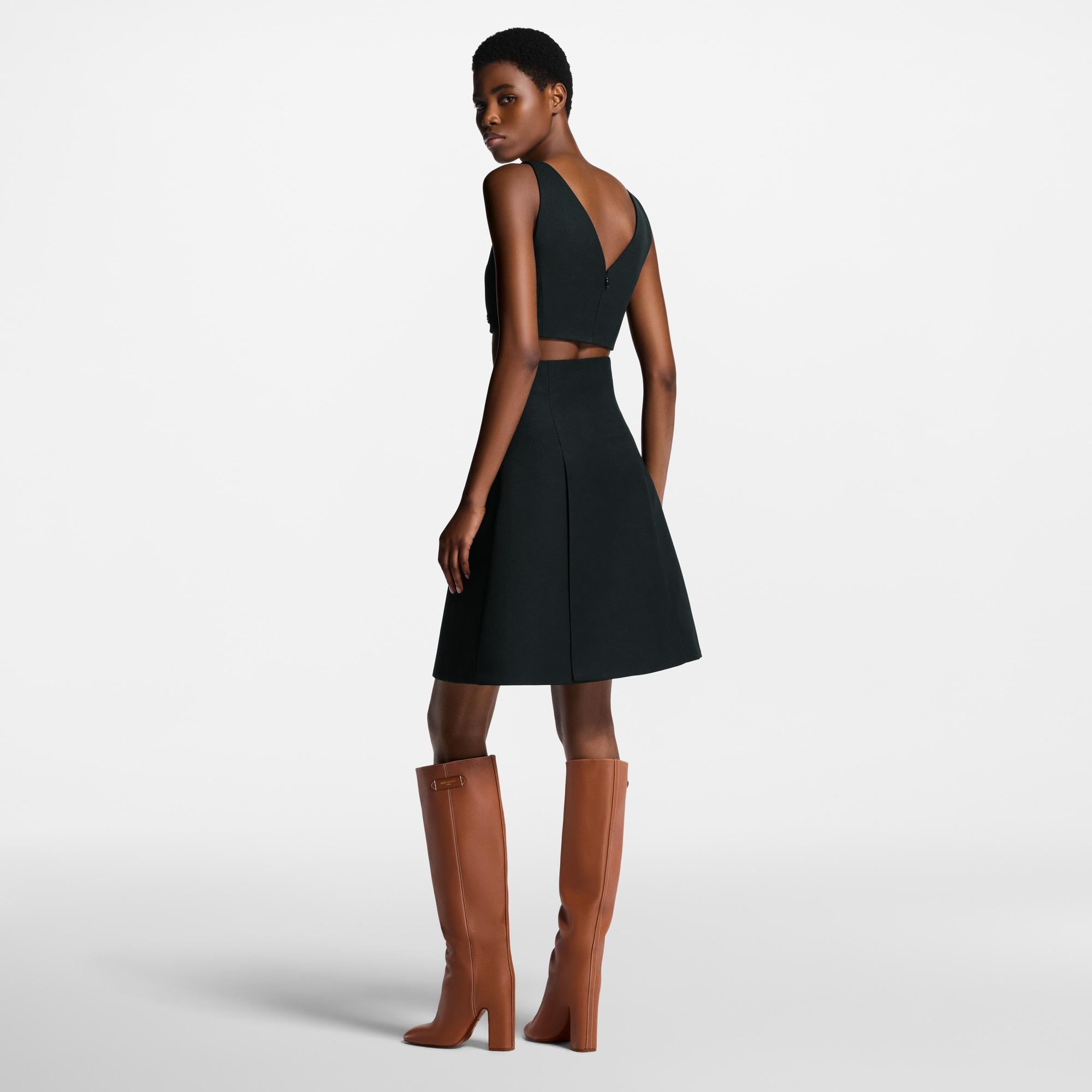 Technical Gabardine Crop Top - 5