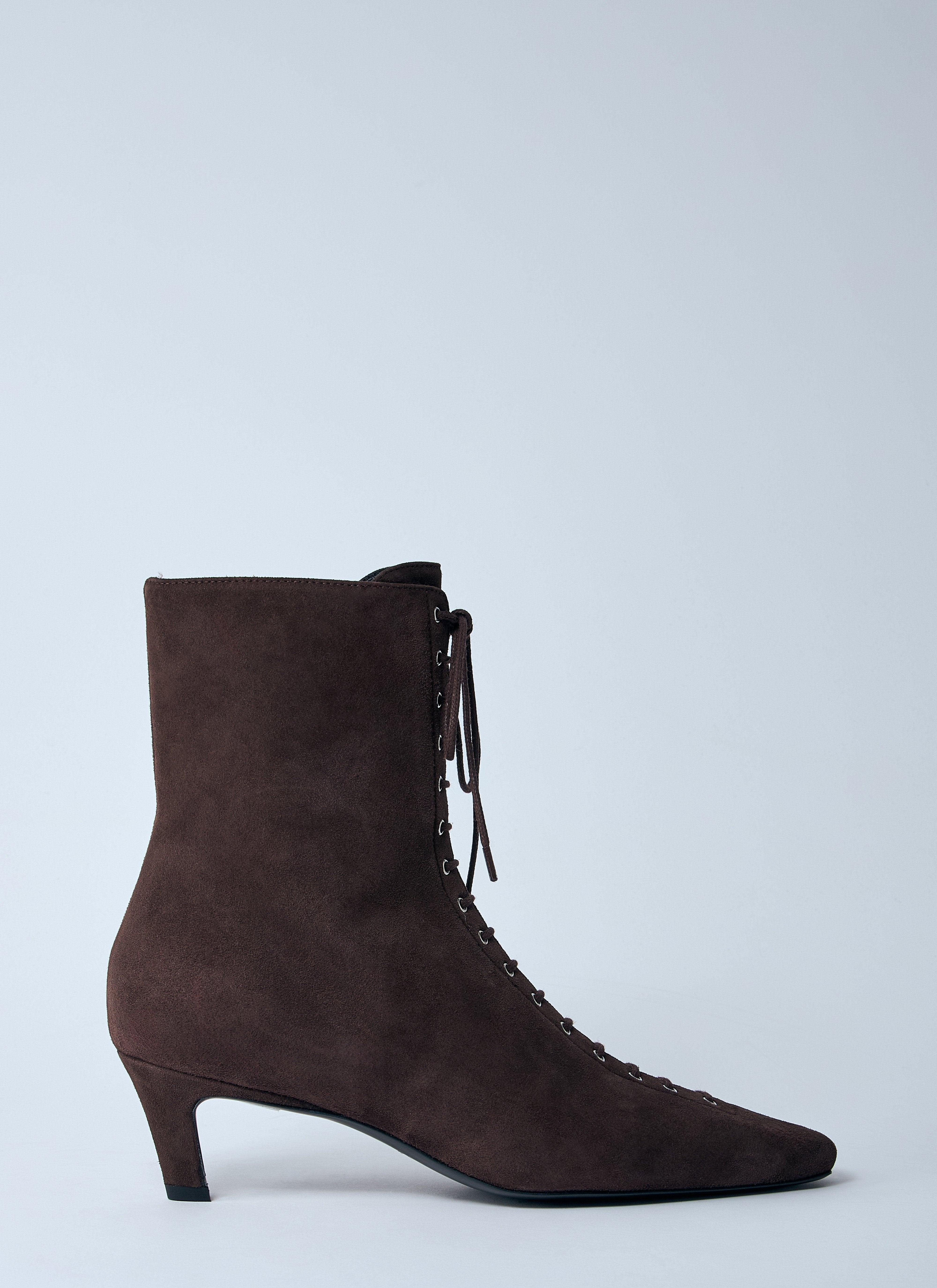 Toteme Women Suede Lace-Up Boots - 7