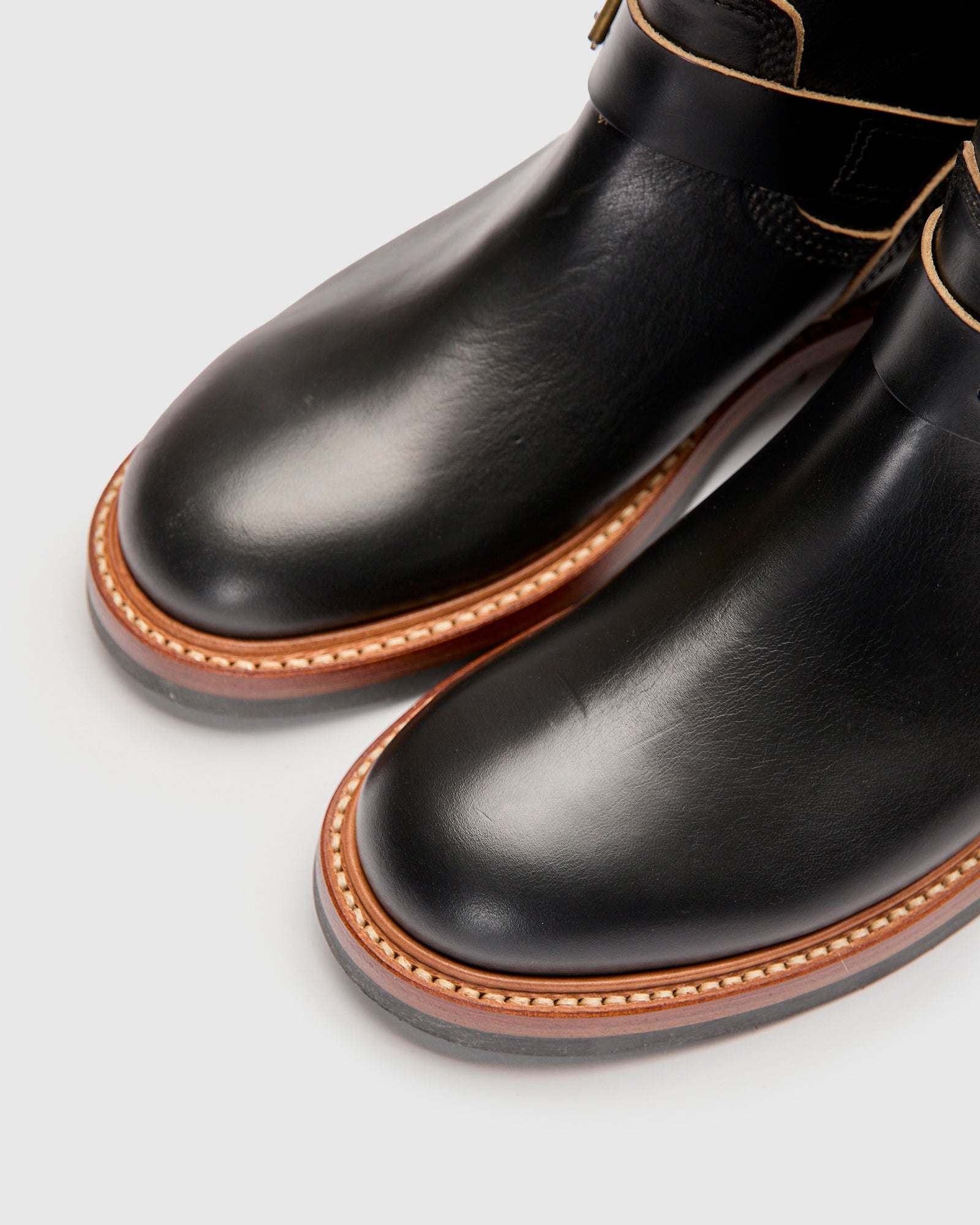 Wabash Engineer Boot in Horween Chromexcel Black - 7