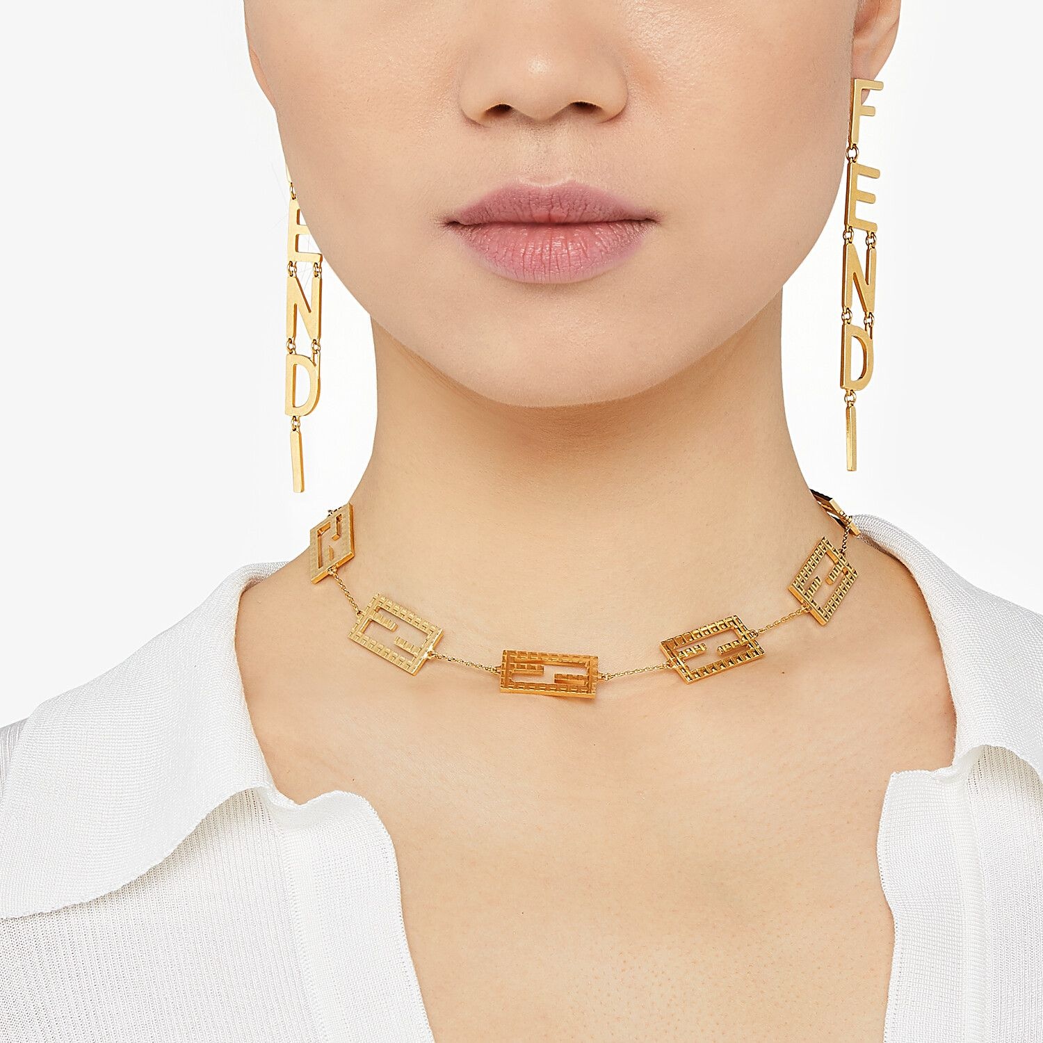 Gold-color necklace - 2