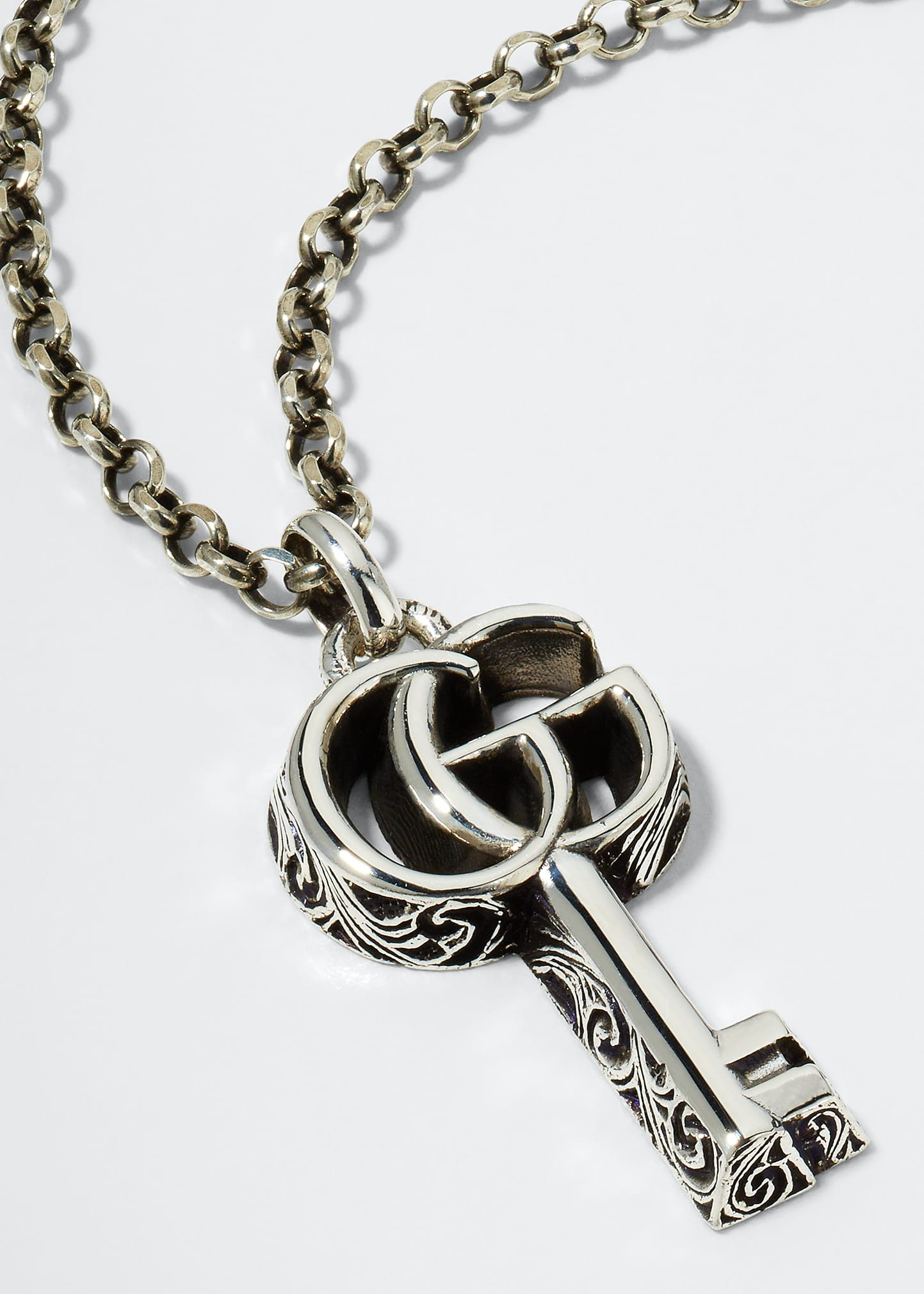 GG Marmont Key Pendant Necklace - 3