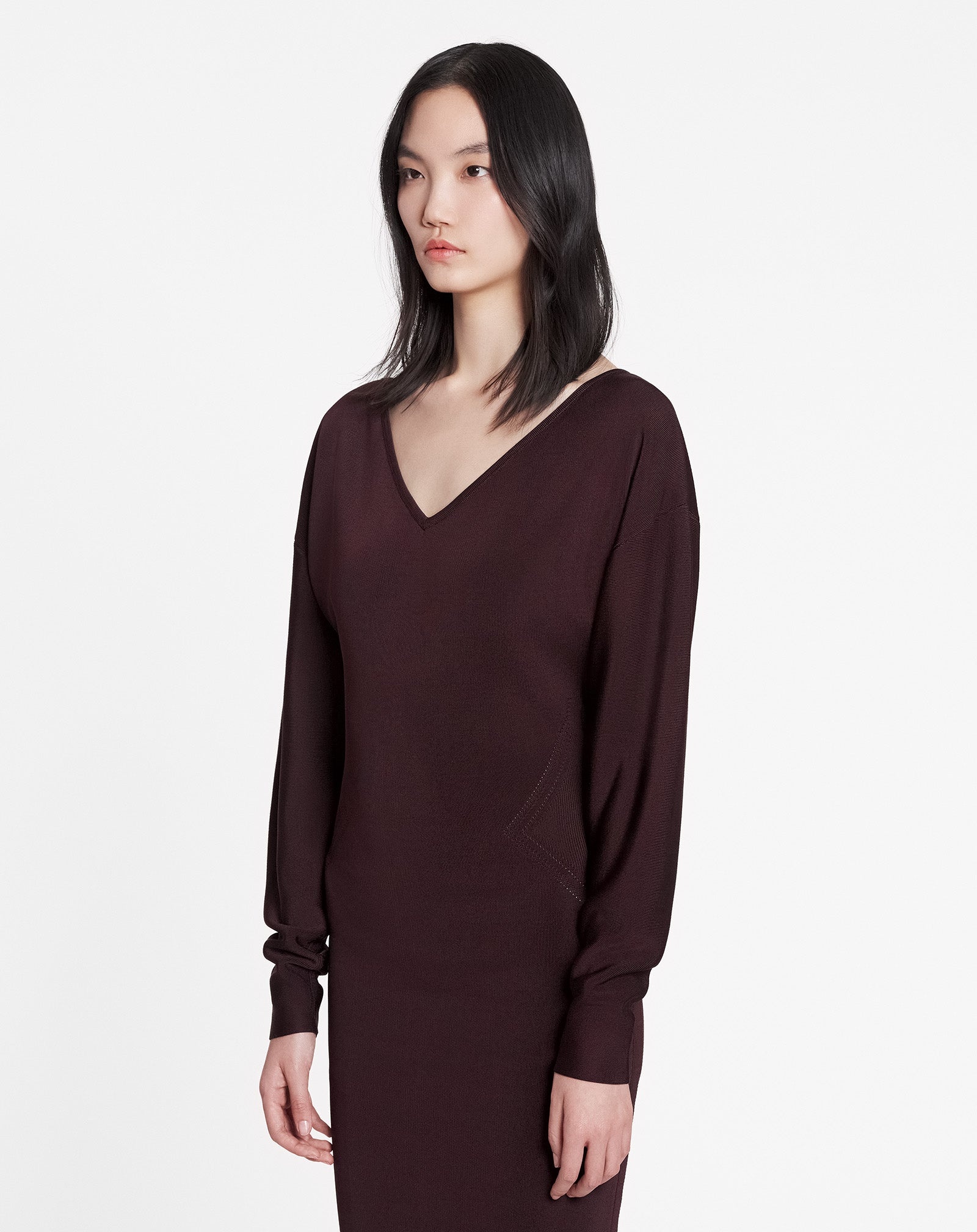 RAGLAN-SLEEVE MIDI DRESS - 3