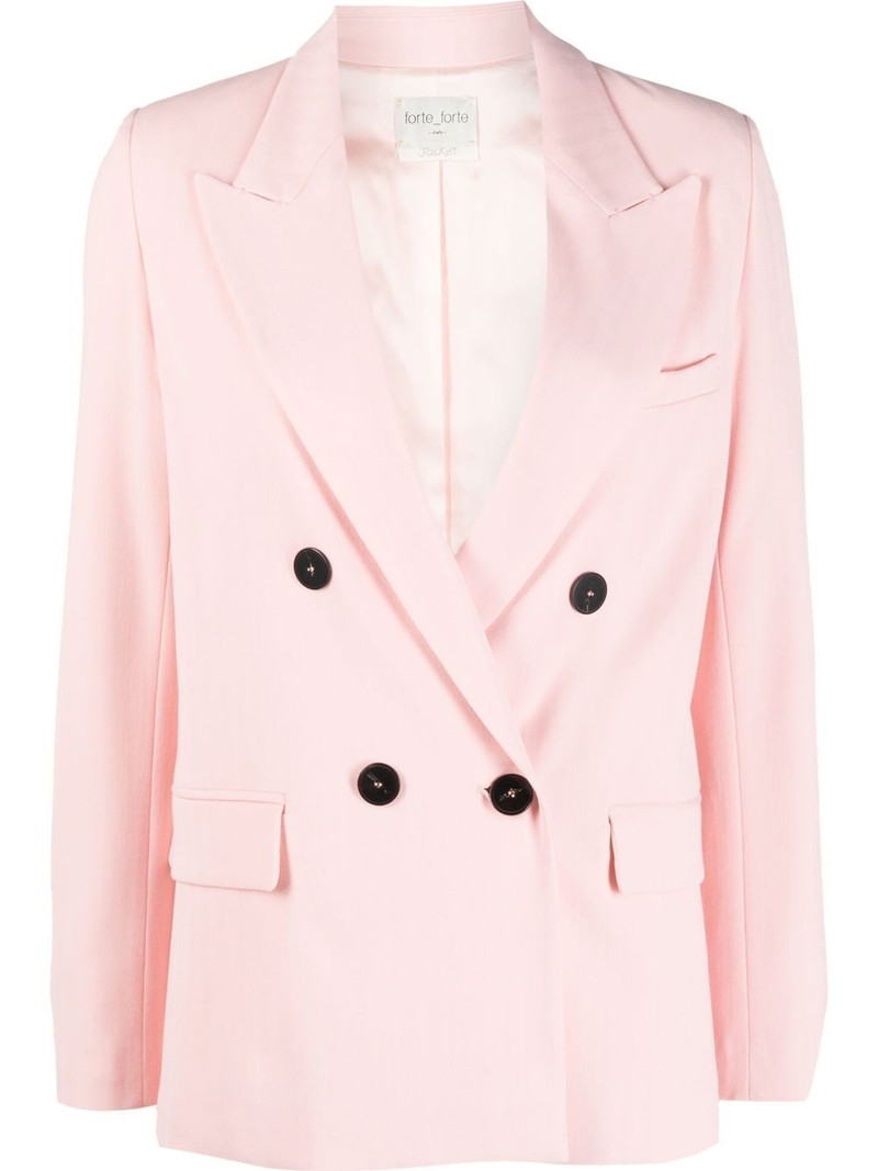 double-breasted tailored blazer 1