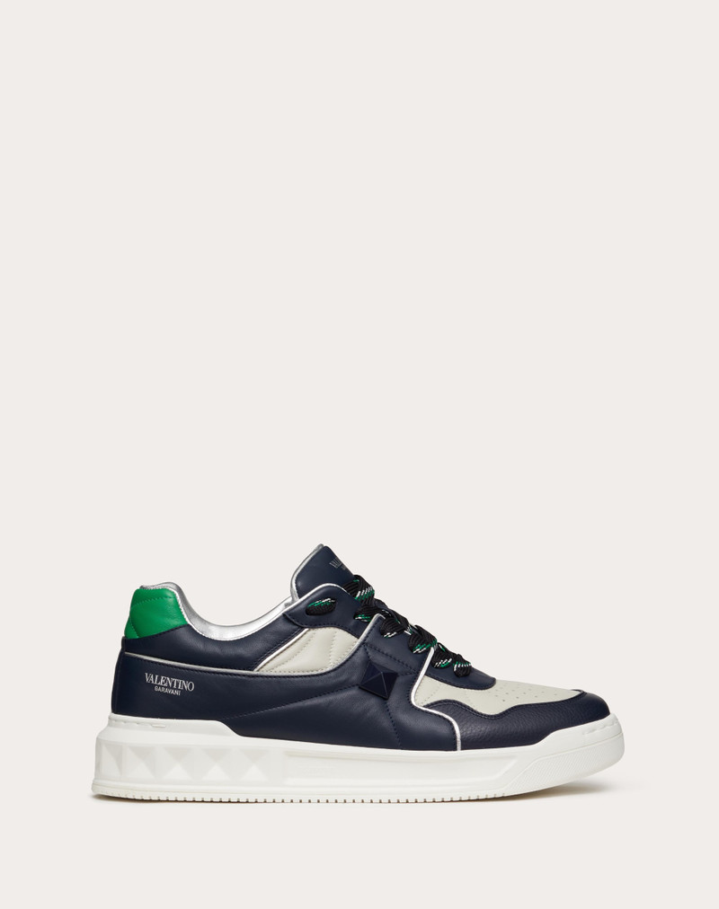 ONE STUD NAPPA LEATHER LOW-TOP SNEAKER 1
