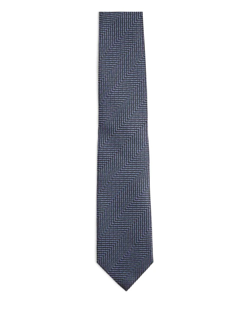 textured silk tie - 1