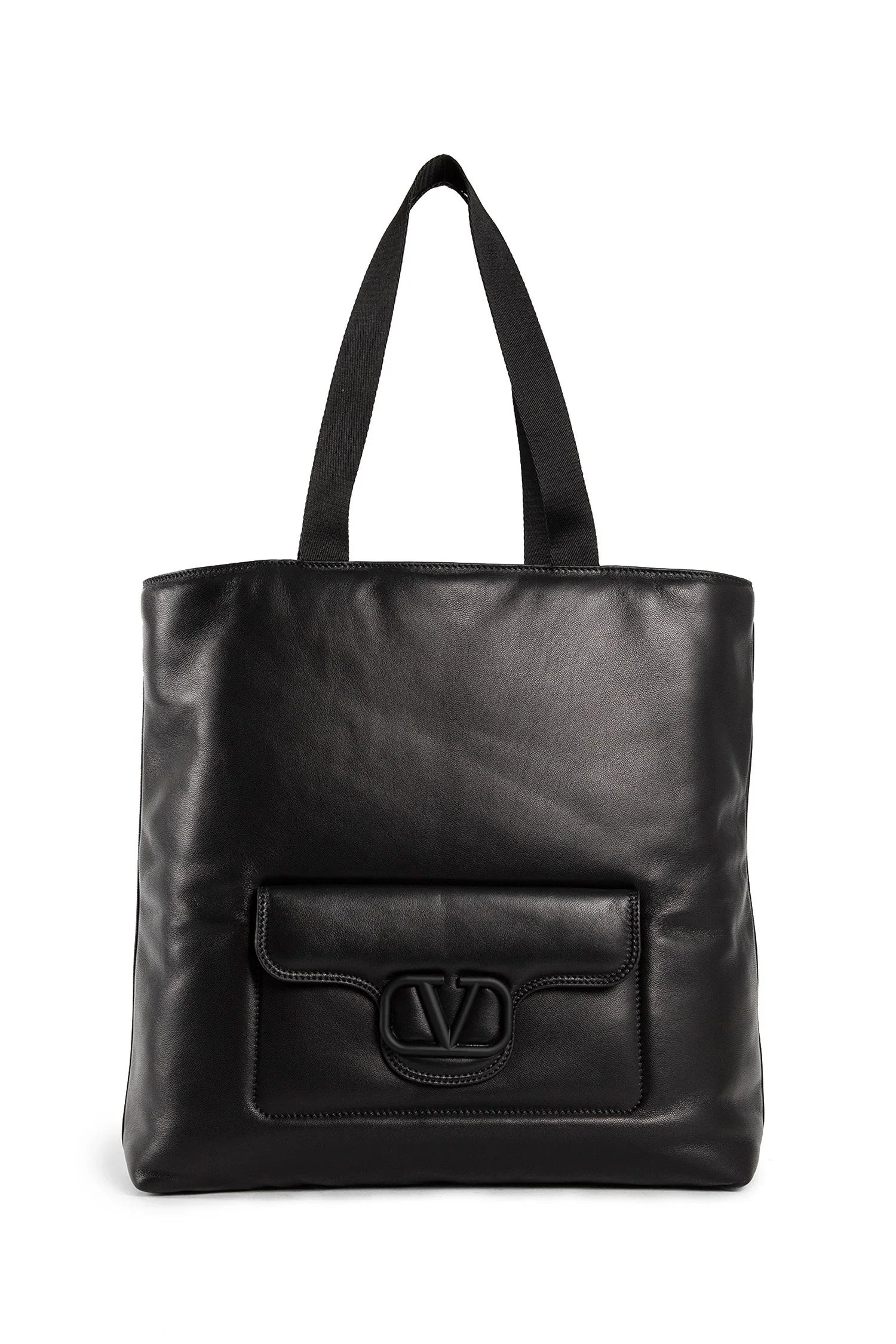 VALENTINO MAN BLACK TOTE BAGS - 1