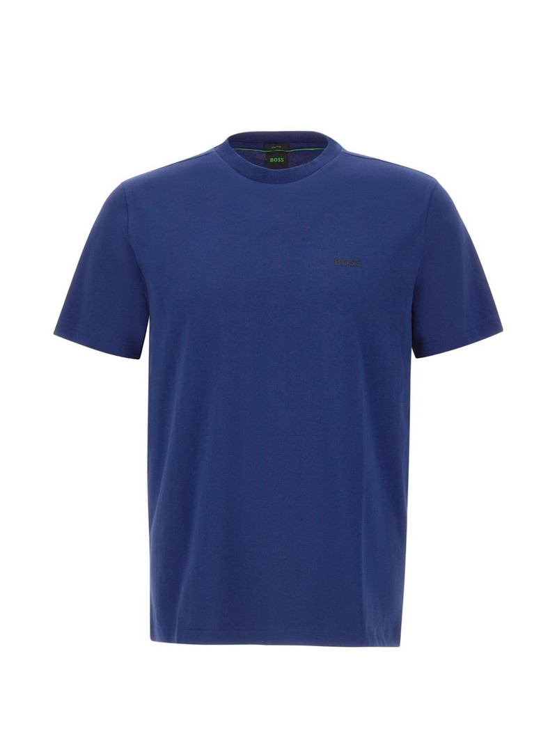 logo-print jersey T-shirt 1