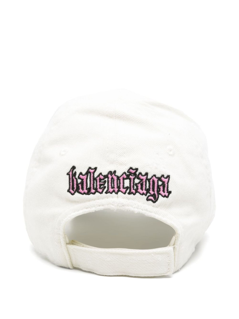 BALENCIAGA logo-embroidered baseball cap outlook