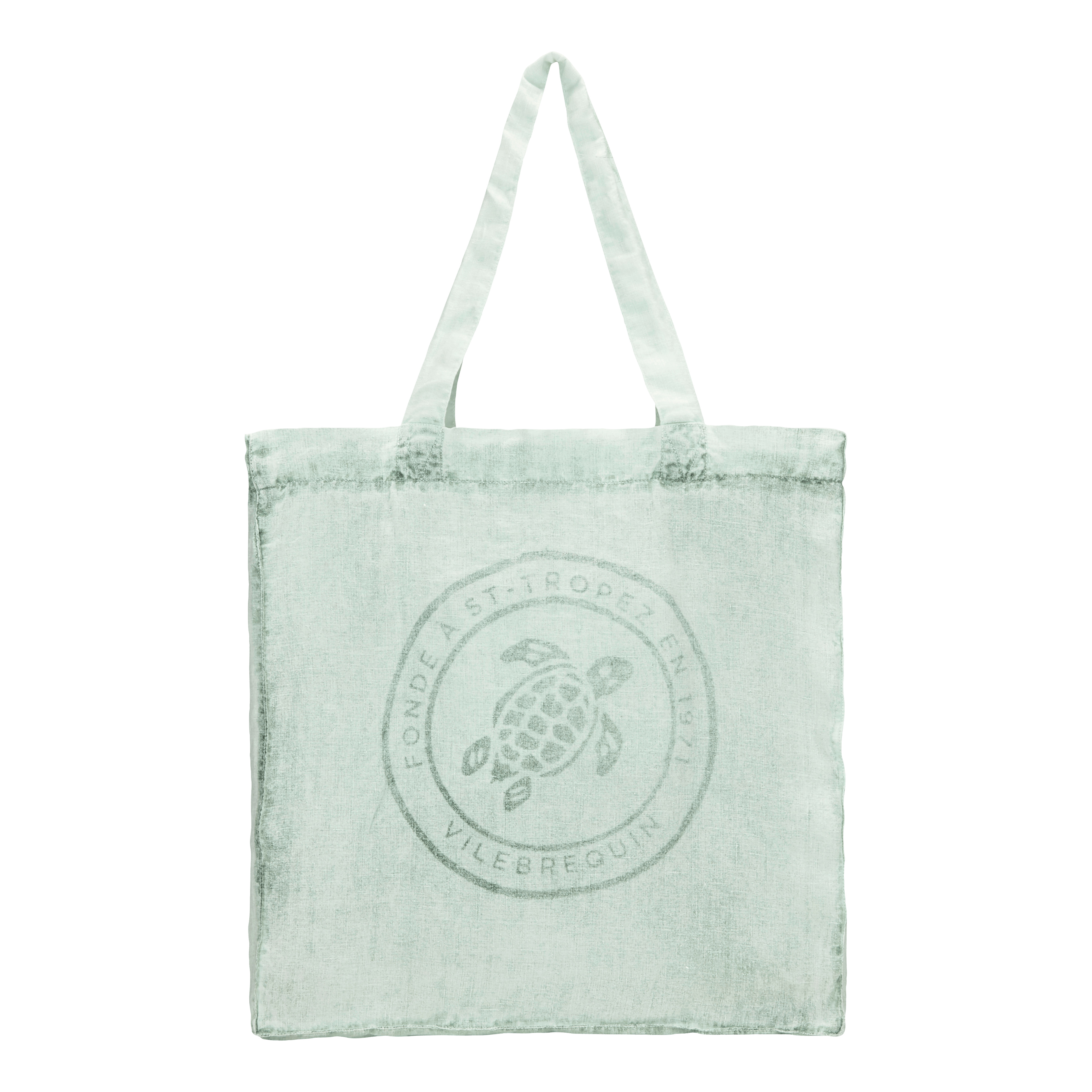 Linen Turtle Unisex Tote Bag Mineral Dye - 2
