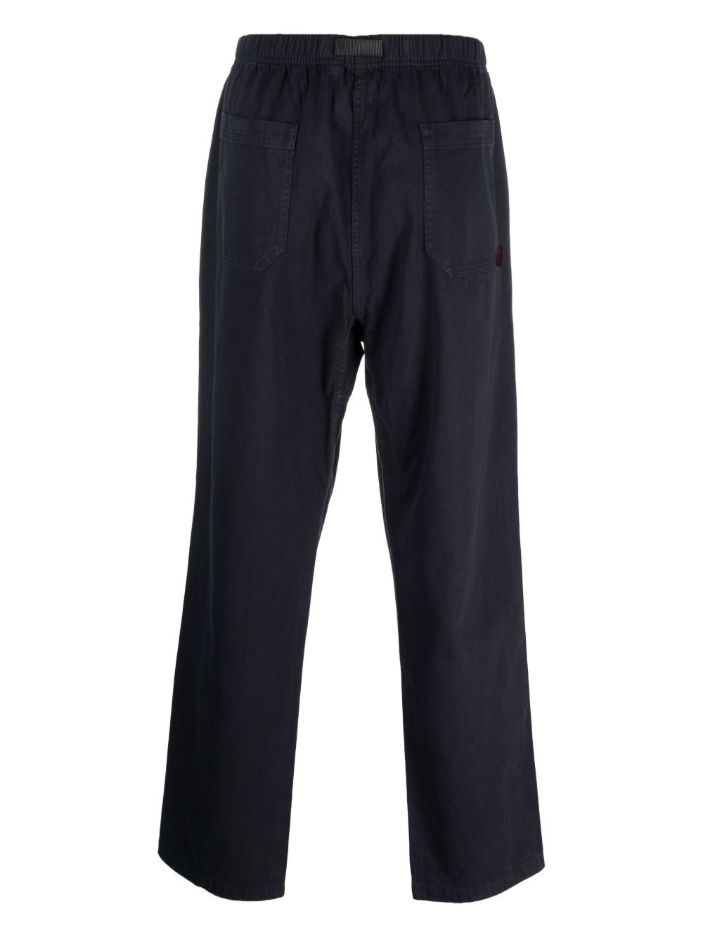 tapered-leg cotton trousers - 2