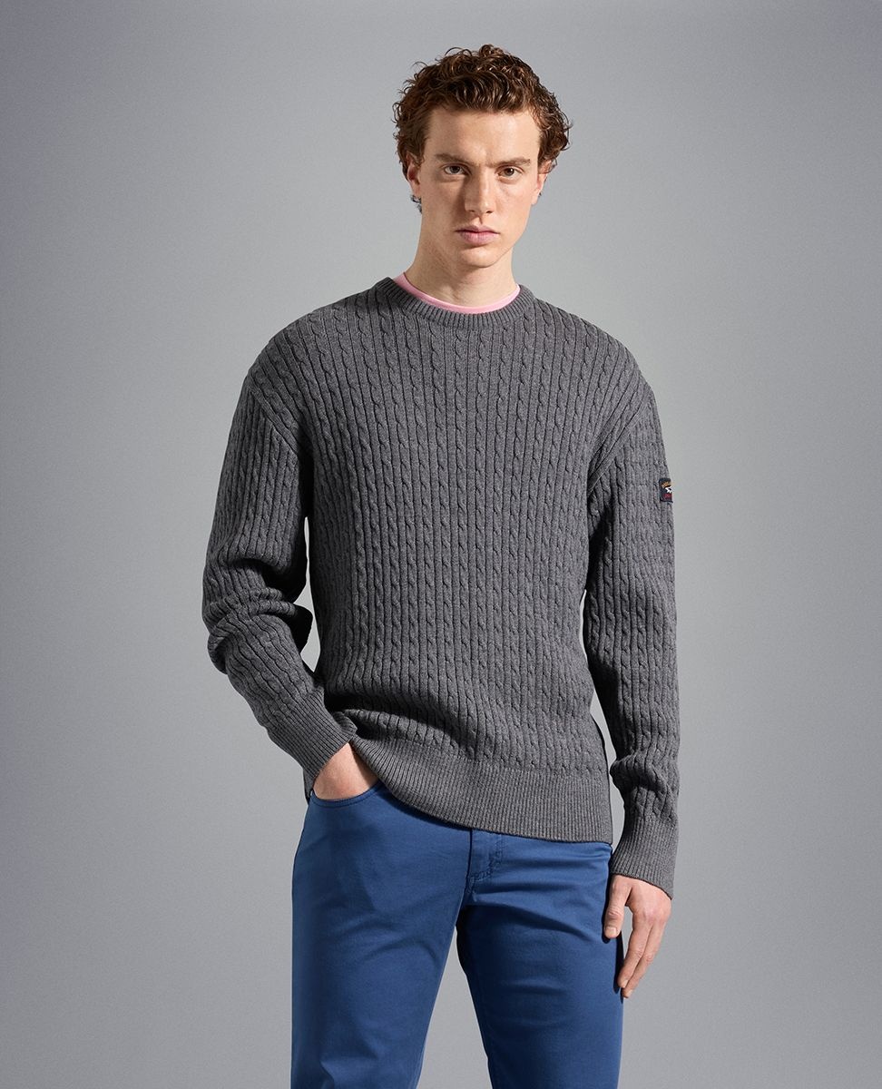 Bretagne wool cable-knit - 2