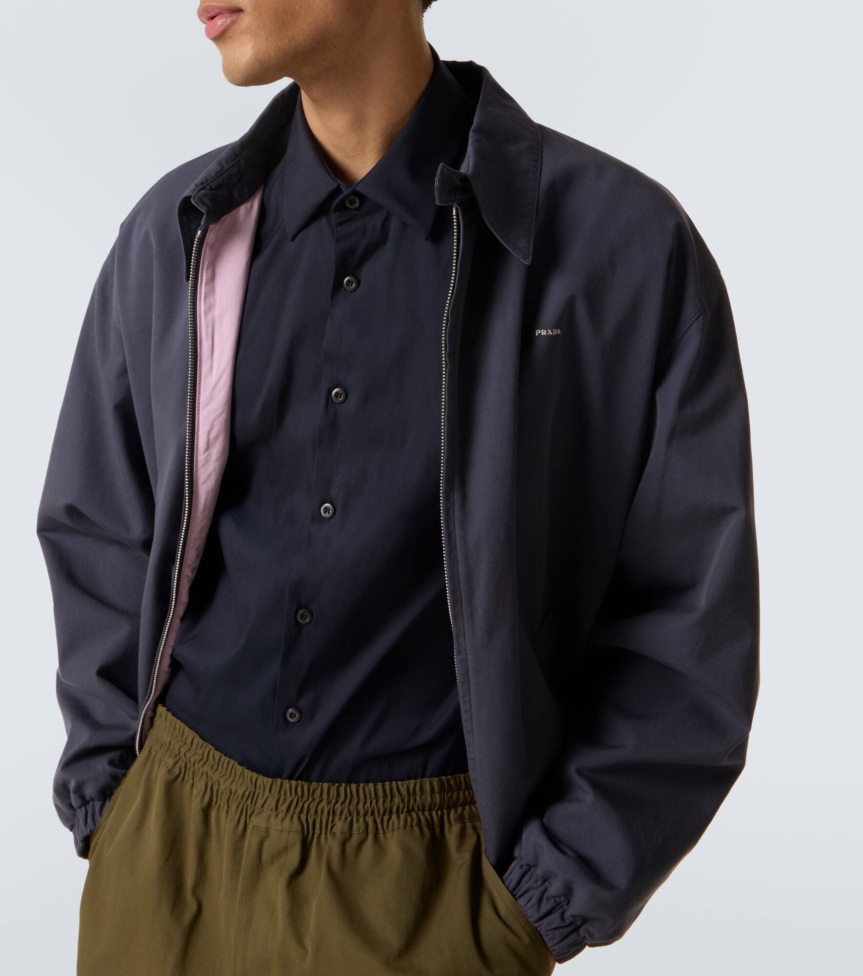 Cotton-blend shirt - 5