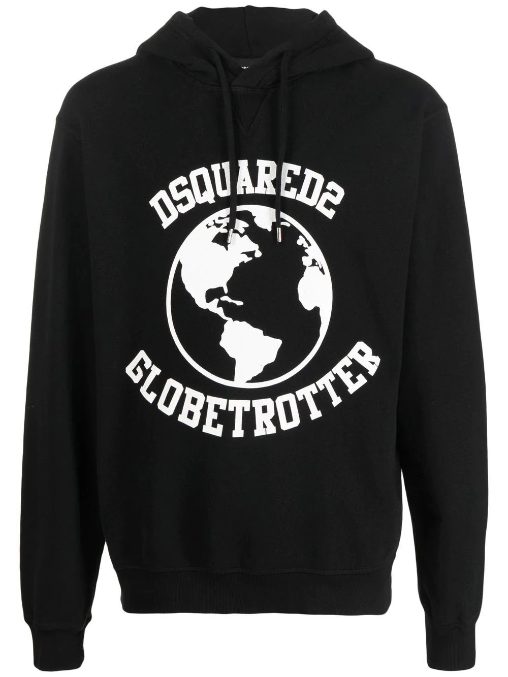 Globetrotter logo-print hoodie - 1