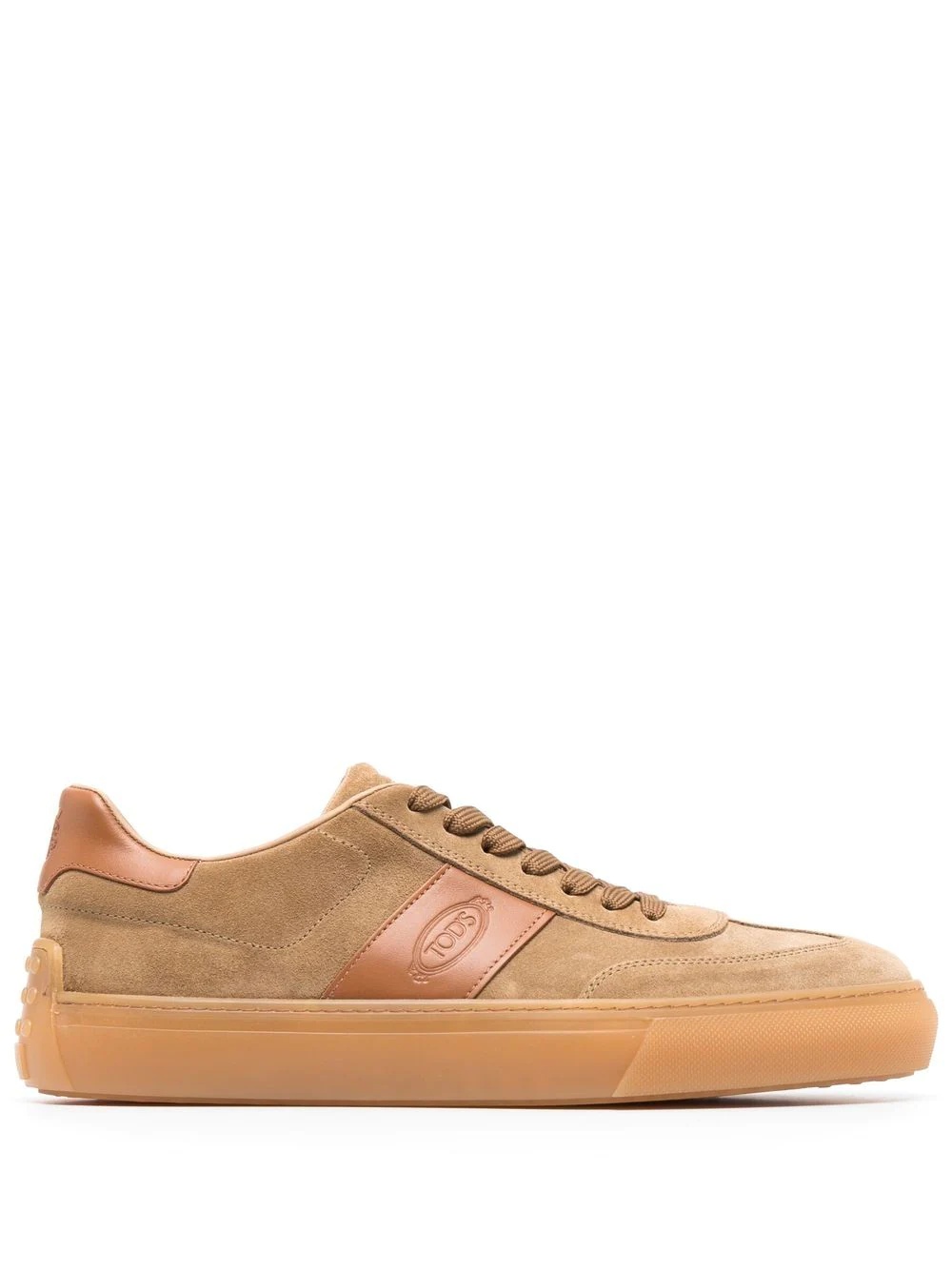 suede low-top sneakers - 1