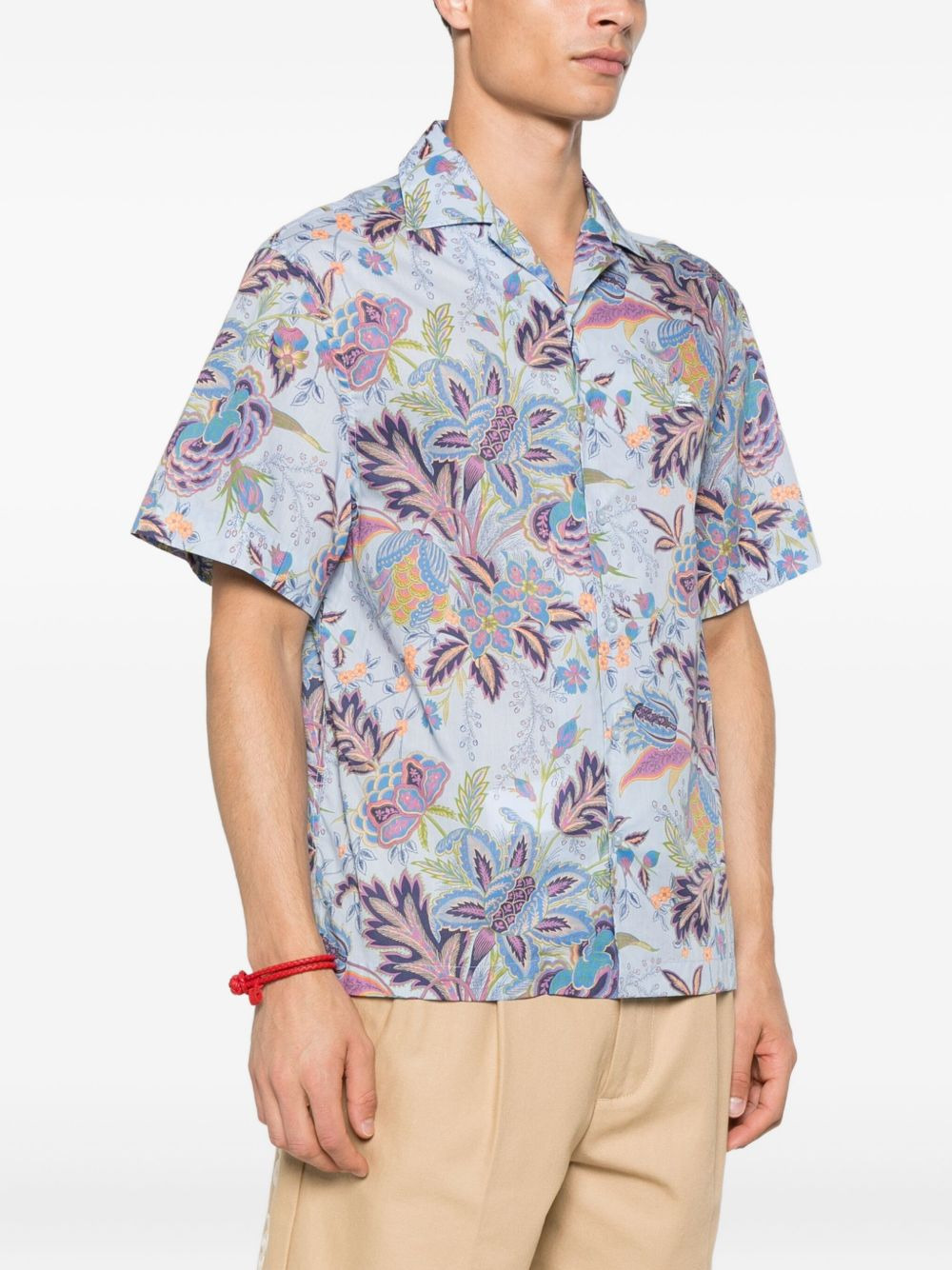 floral-print shirt - 3