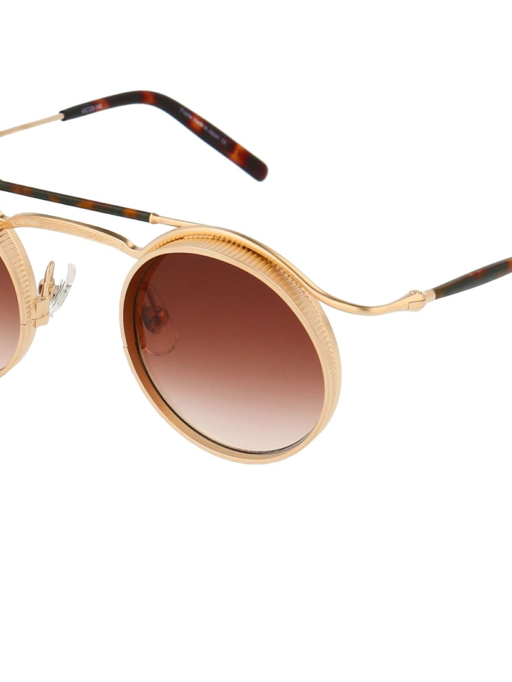 tortoise shell detail sunglasses - 2