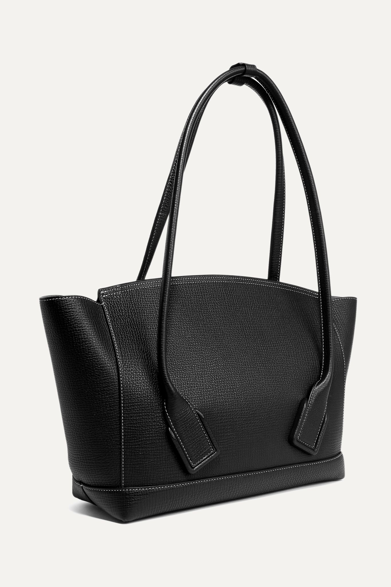 Arco medium textured-leather tote - 3