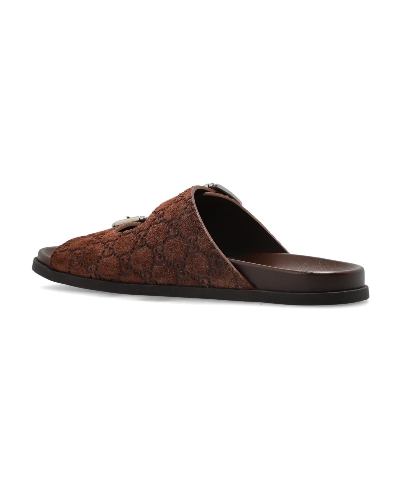 Gucci Suede Slides - 5