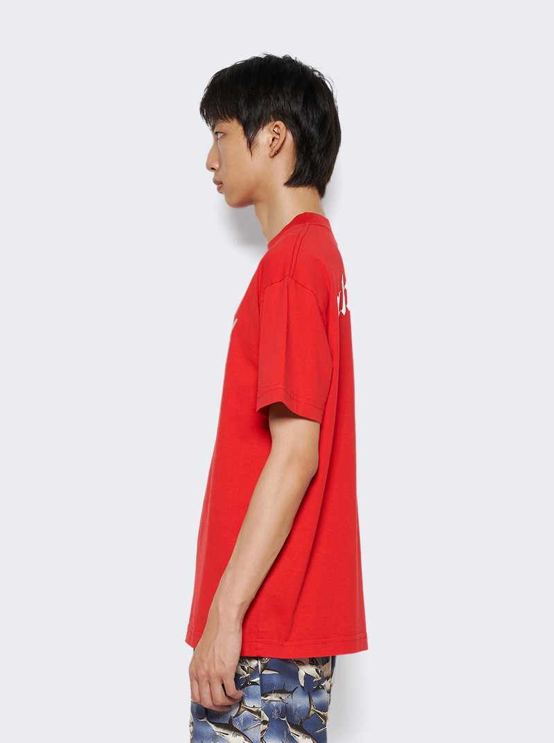 Shark Classic T-Shirt Red and White 4