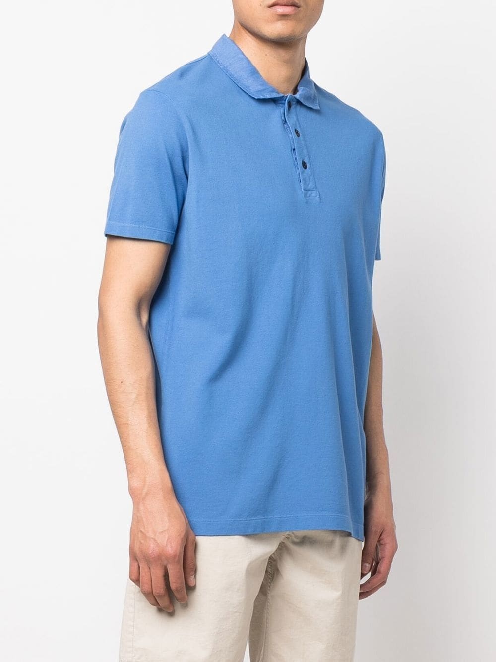 logo-patch sleeve polo shirt - 3