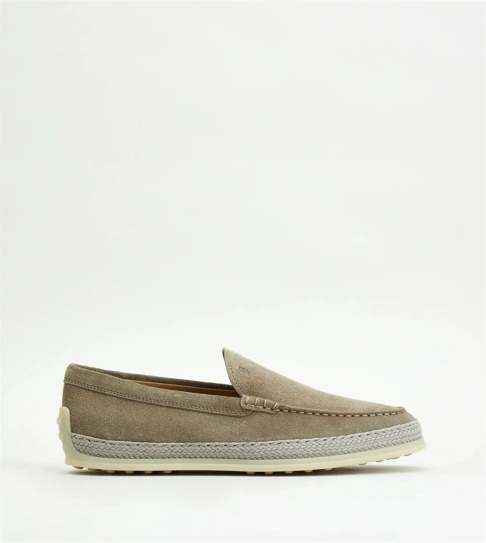 LOAFERS IN SUEDE - BEIGE - 1