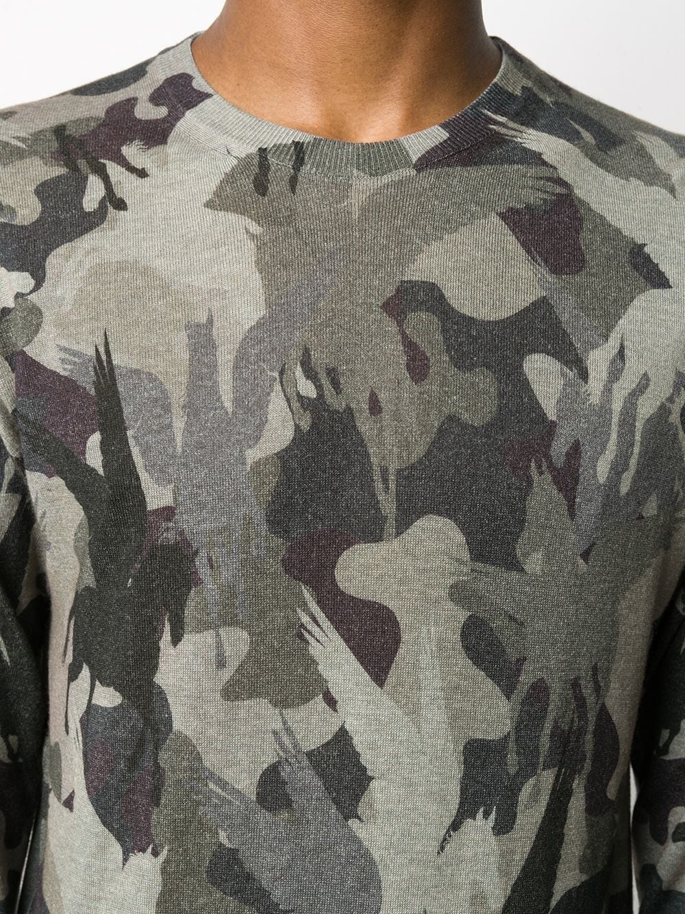 camouflage-pattern jumper - 5