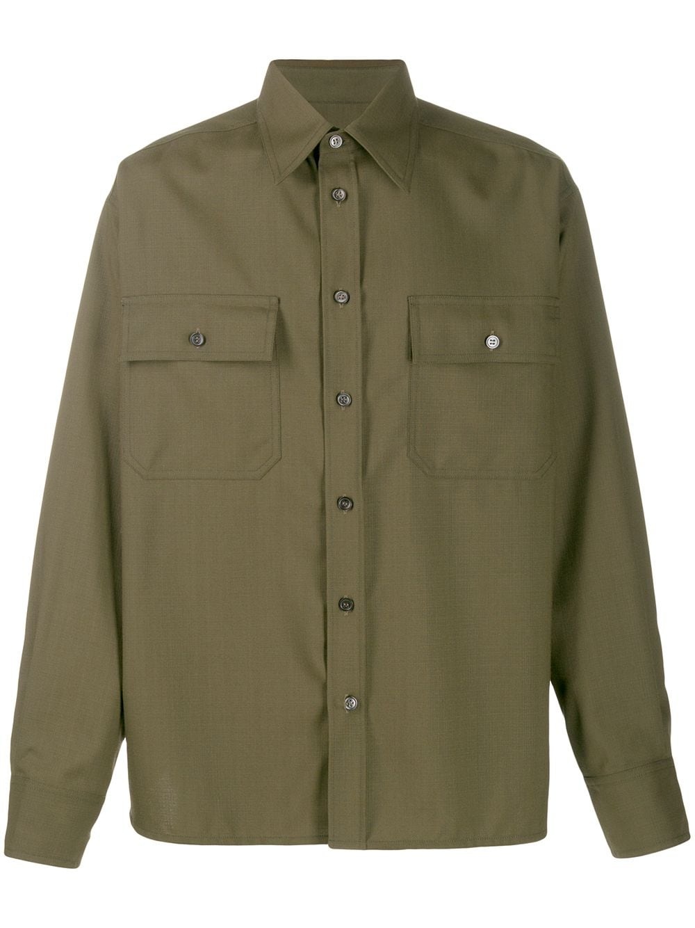 flap pocket shirt - 1