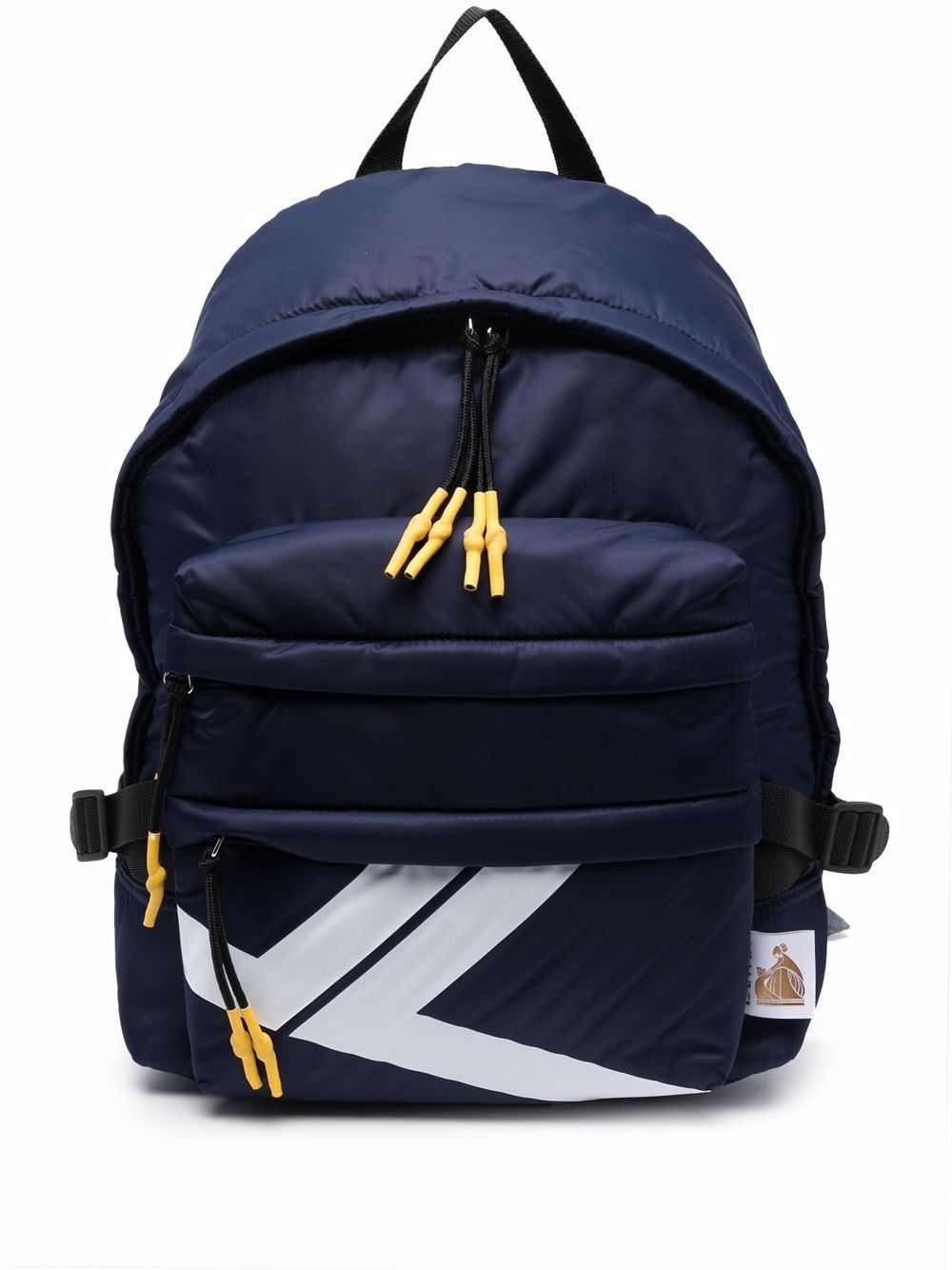 logo-print backpack - 1