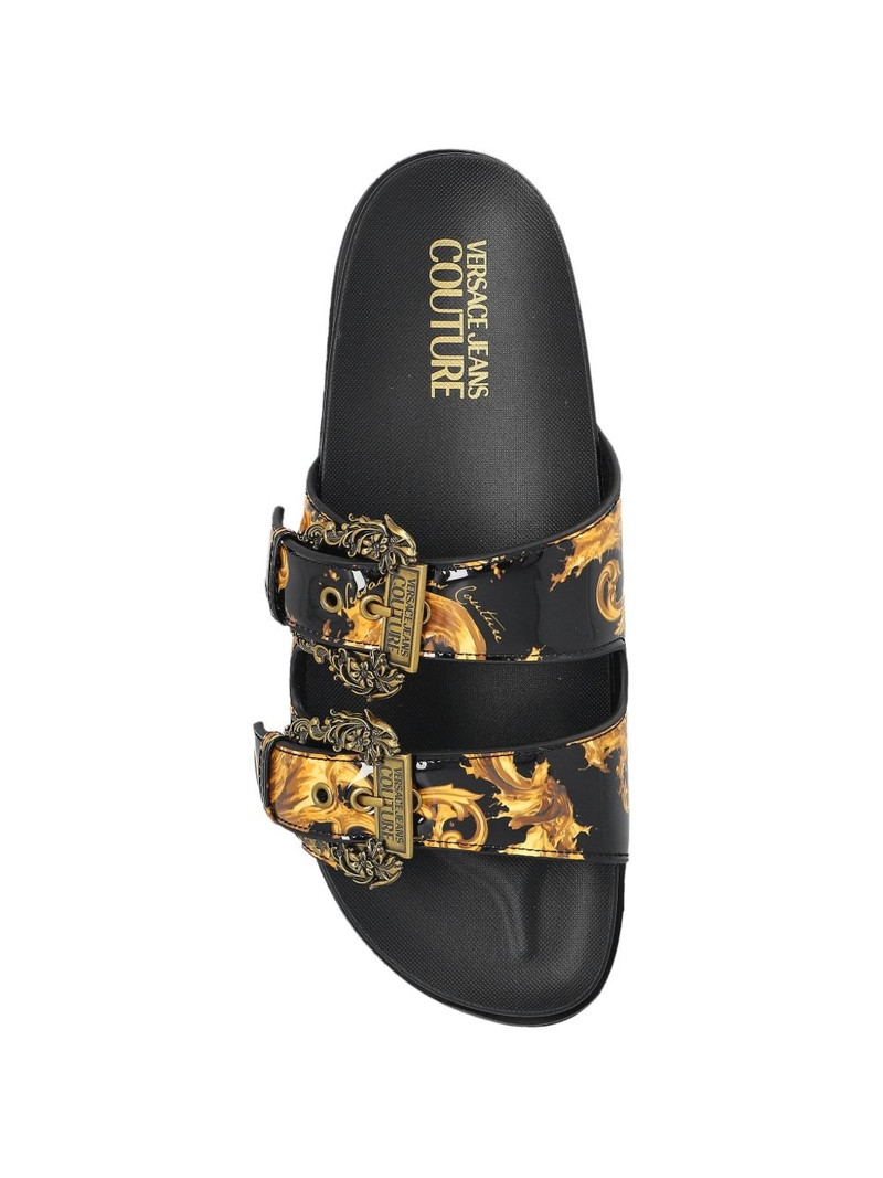 buckled Barocco-print sandals 4