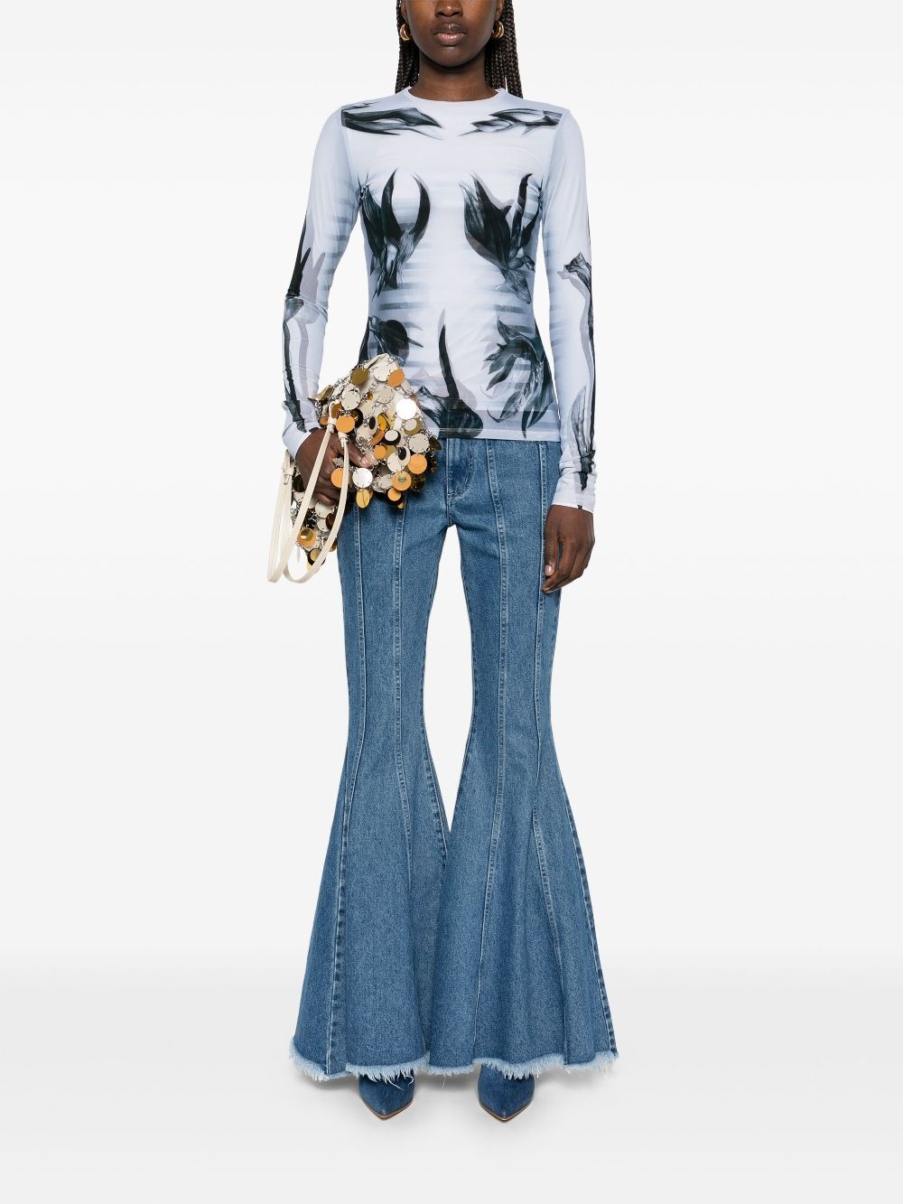 The Flower Body Morphing Marinière T-shirt - 2