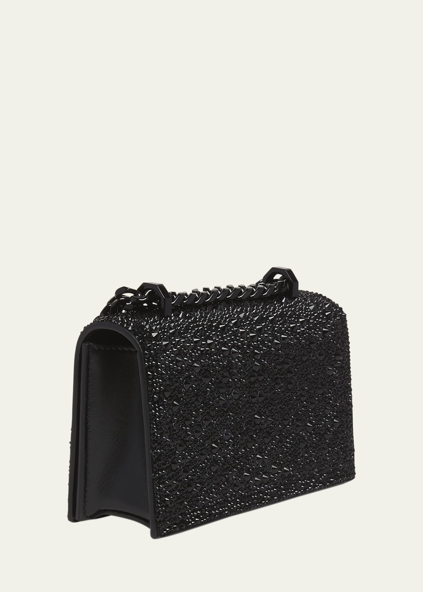 Mini Skull Jewel Chain Shoulder Bag - 3