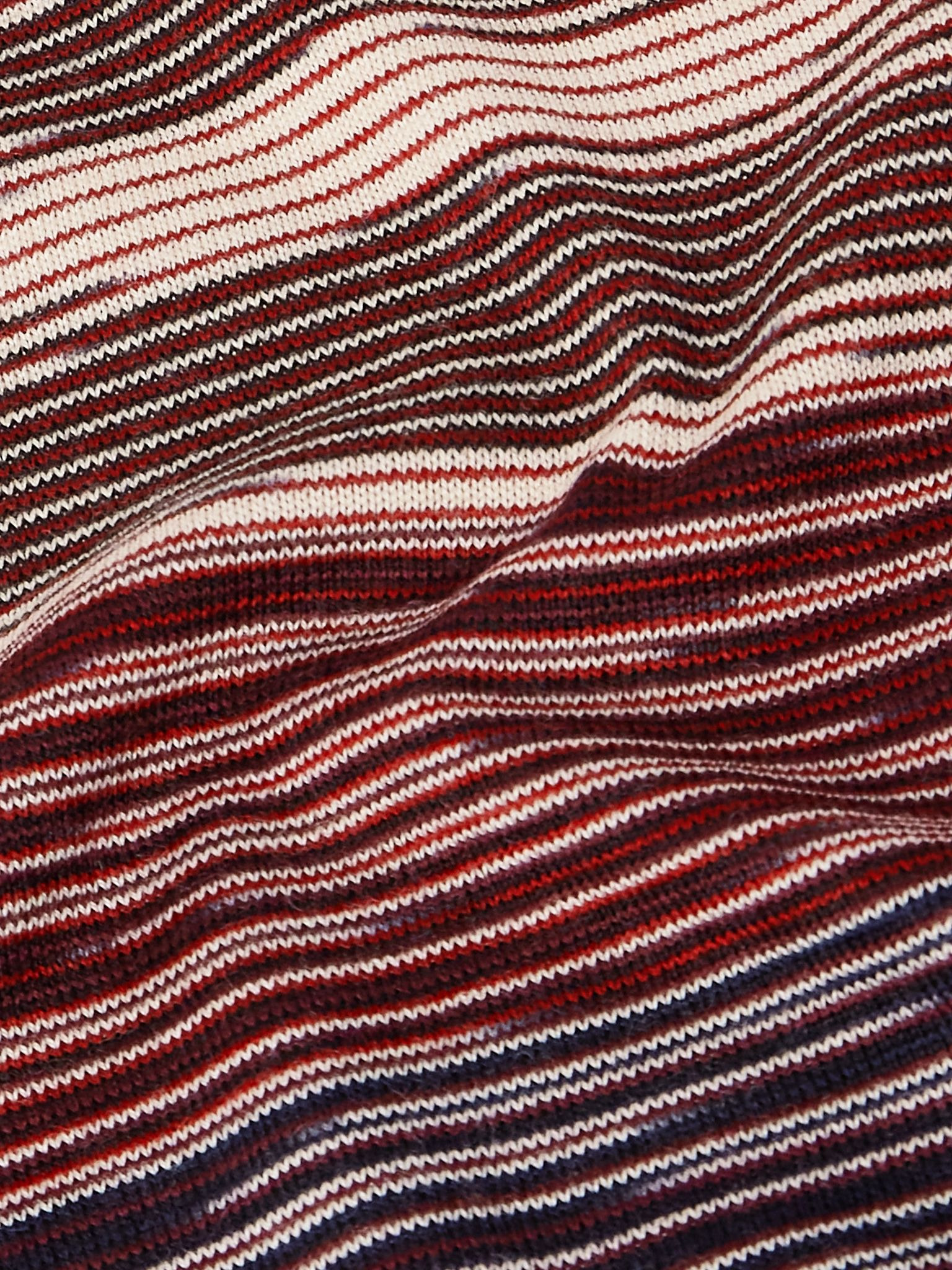 Striped Wool Sweater Beige - 5