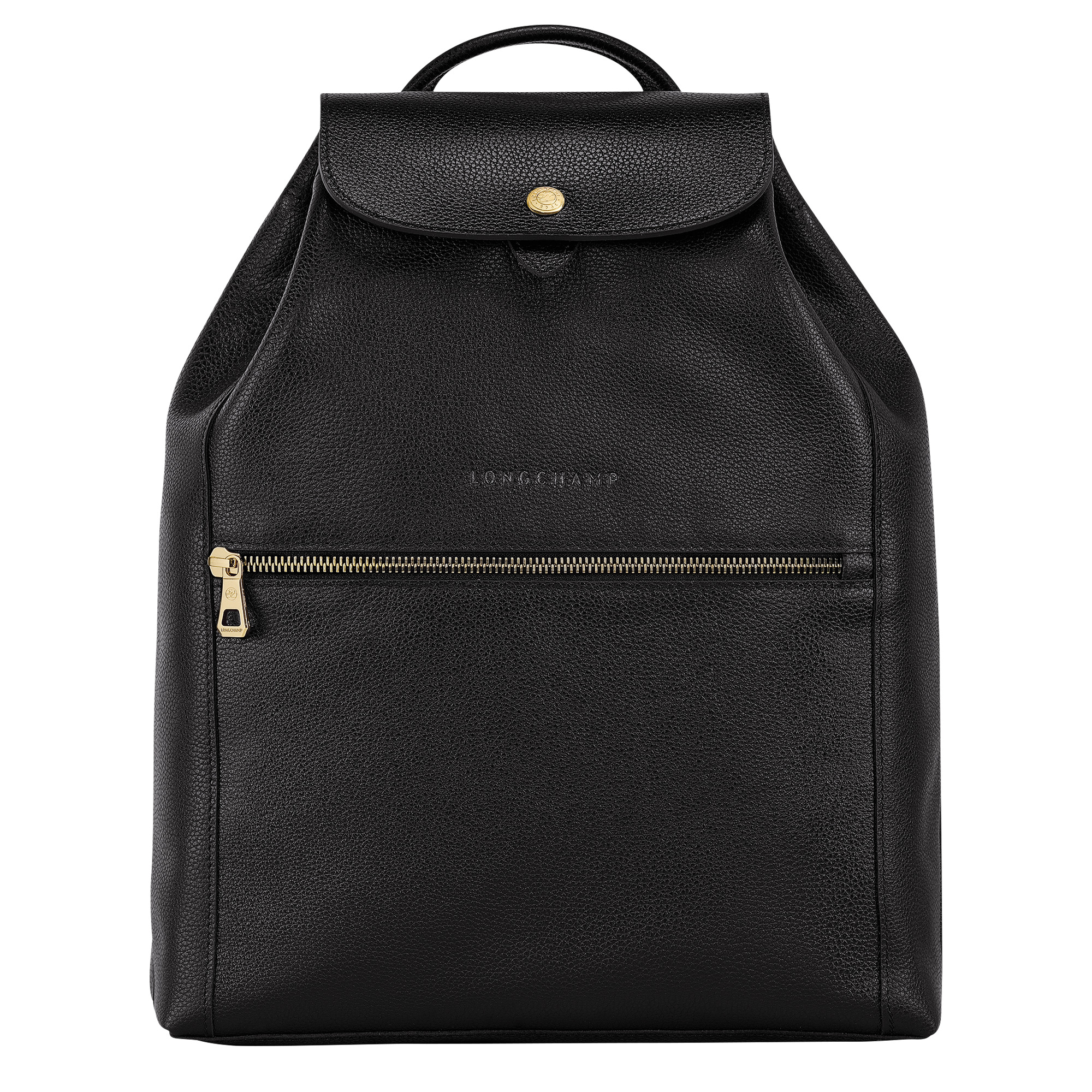 Le Foulonné Backpack Black - Leather - 1